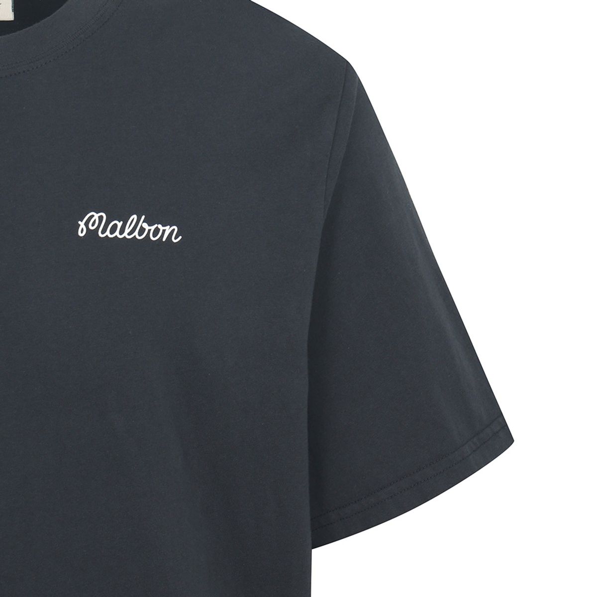 말본 골프(MALBON GOLF) 버뮤다 볼드윈 티셔츠 NAVY