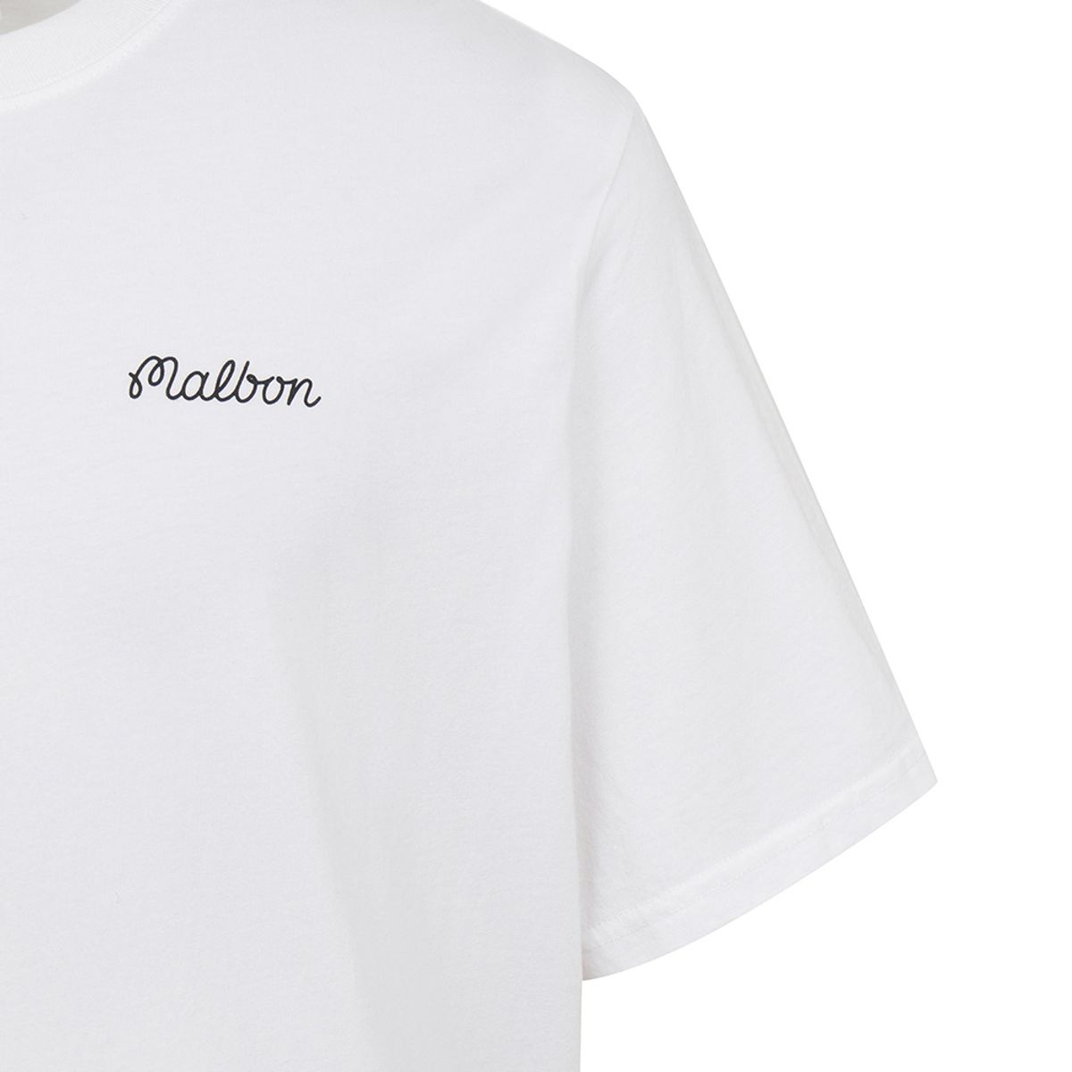 말본 골프(MALBON GOLF) 버뮤다 볼드윈 티셔츠 WHITE