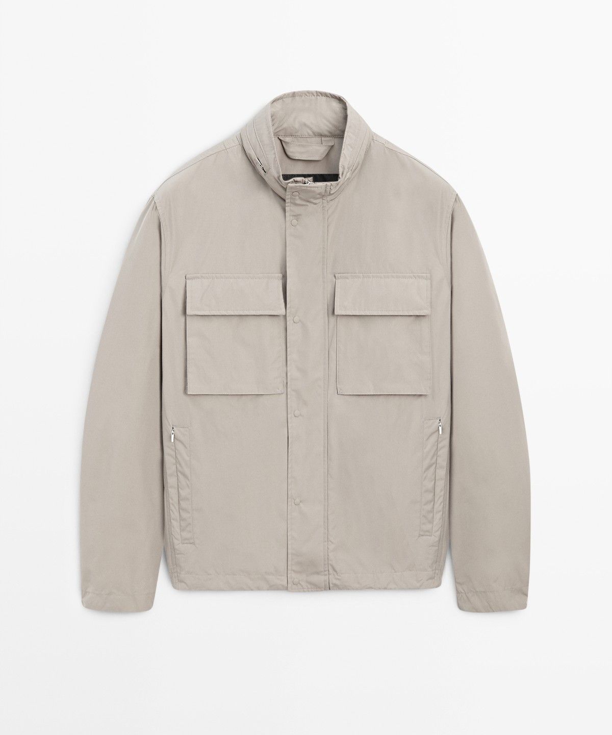 마시모두띠(MASSIMO DUTTI) 테크니컬 소재 포켓 디테일 자켓