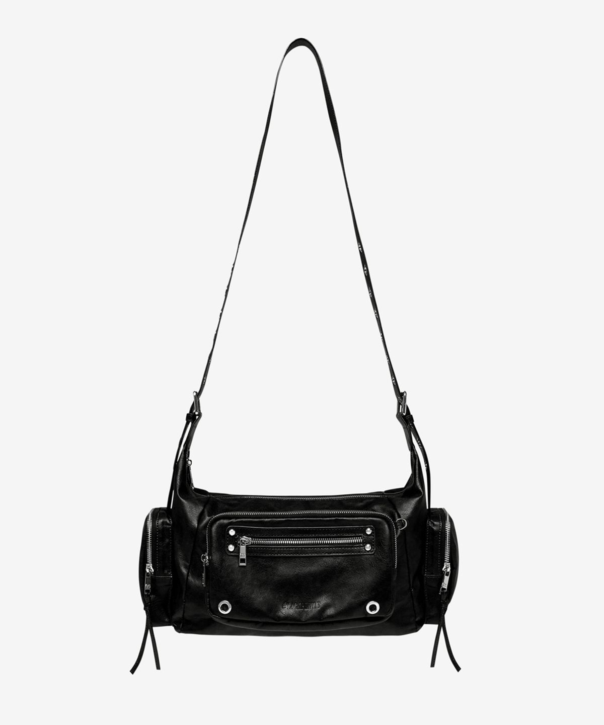블랙 퍼플(BLACK PURPLE) 맥시 마르코백_블랙 Maxi Marco Bag_Black