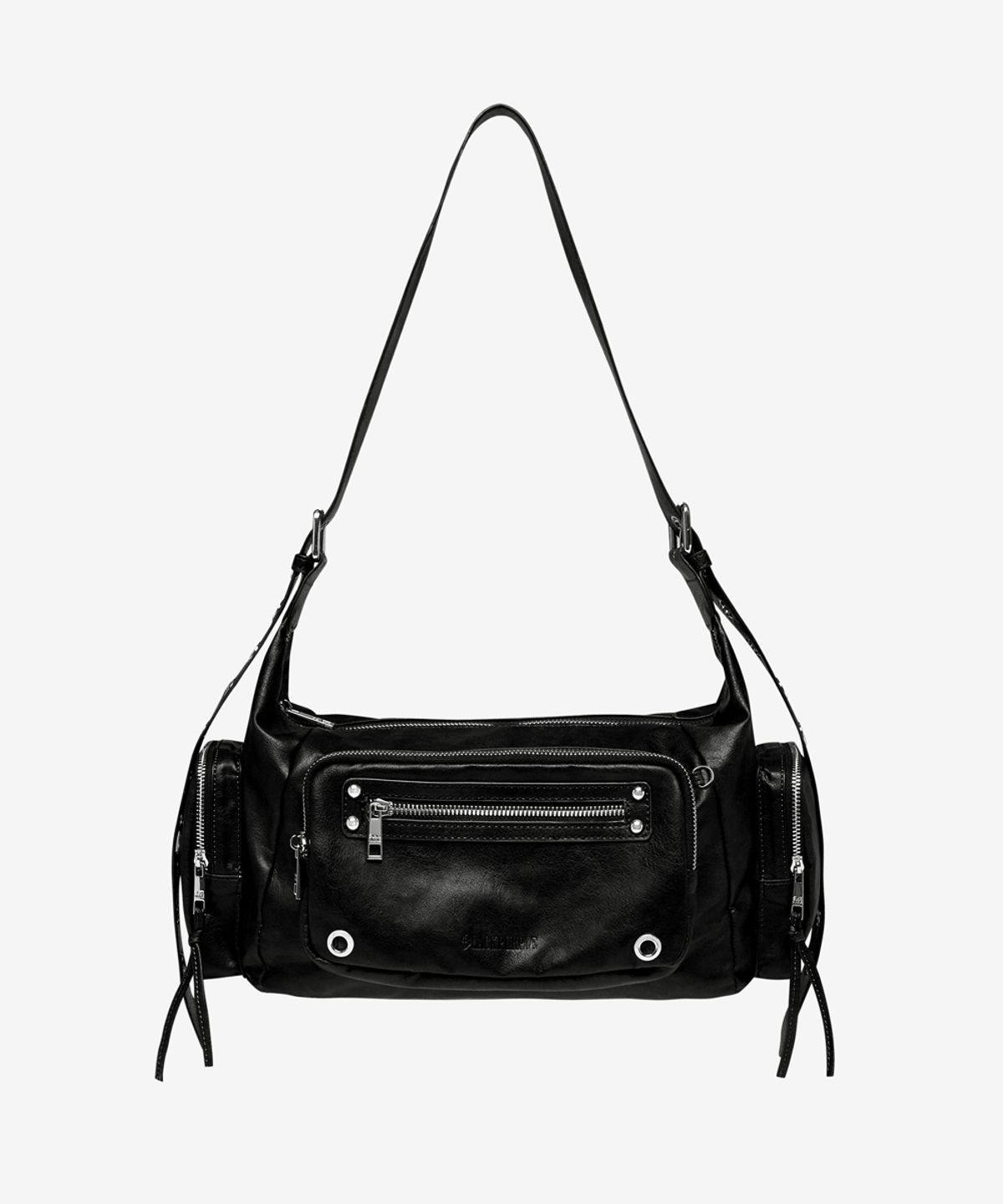 블랙 퍼플(BLACK PURPLE) 맥시 마르코백_블랙 Maxi Marco Bag_Black
