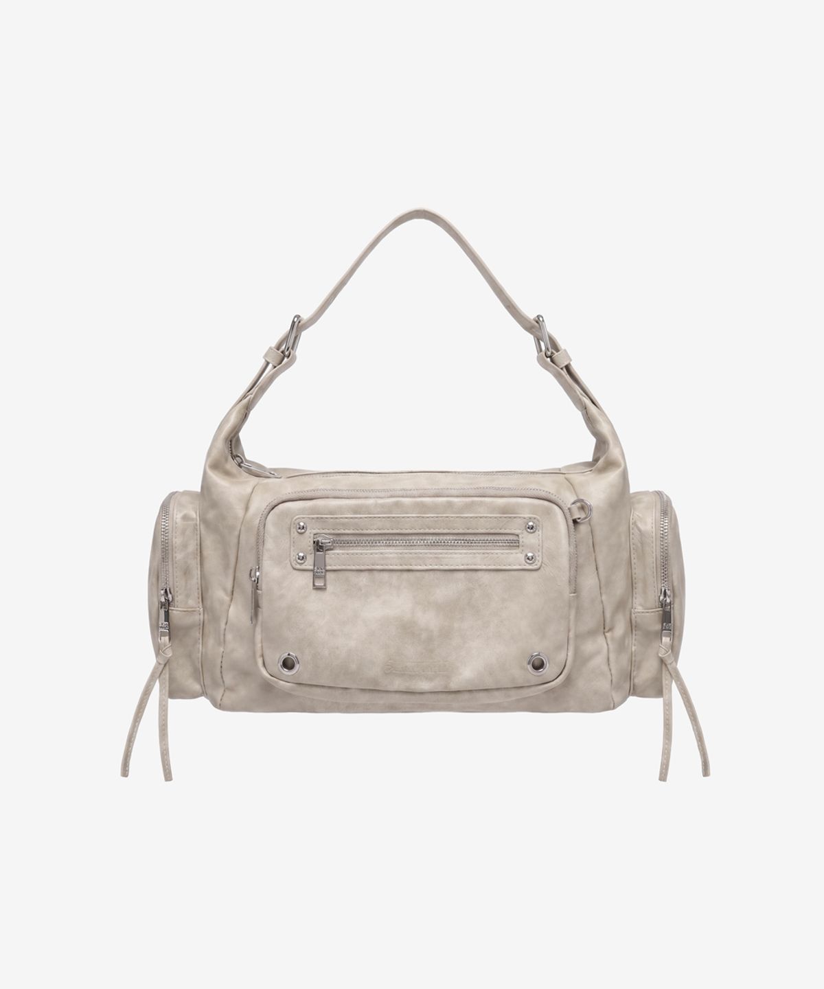 블랙 퍼플(BLACK PURPLE) 맥시 마르코백_베이지 Maxi Marco Bag_Beige