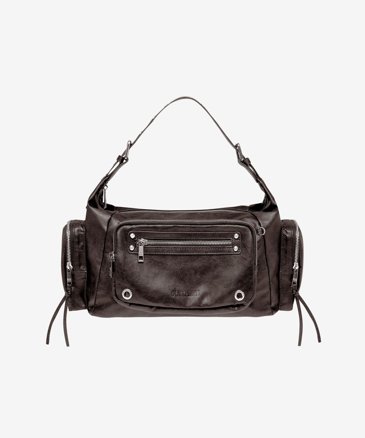 블랙 퍼플(BLACK PURPLE) 맥시 마르코백_브라운 Maxi Marco Bag_Brown