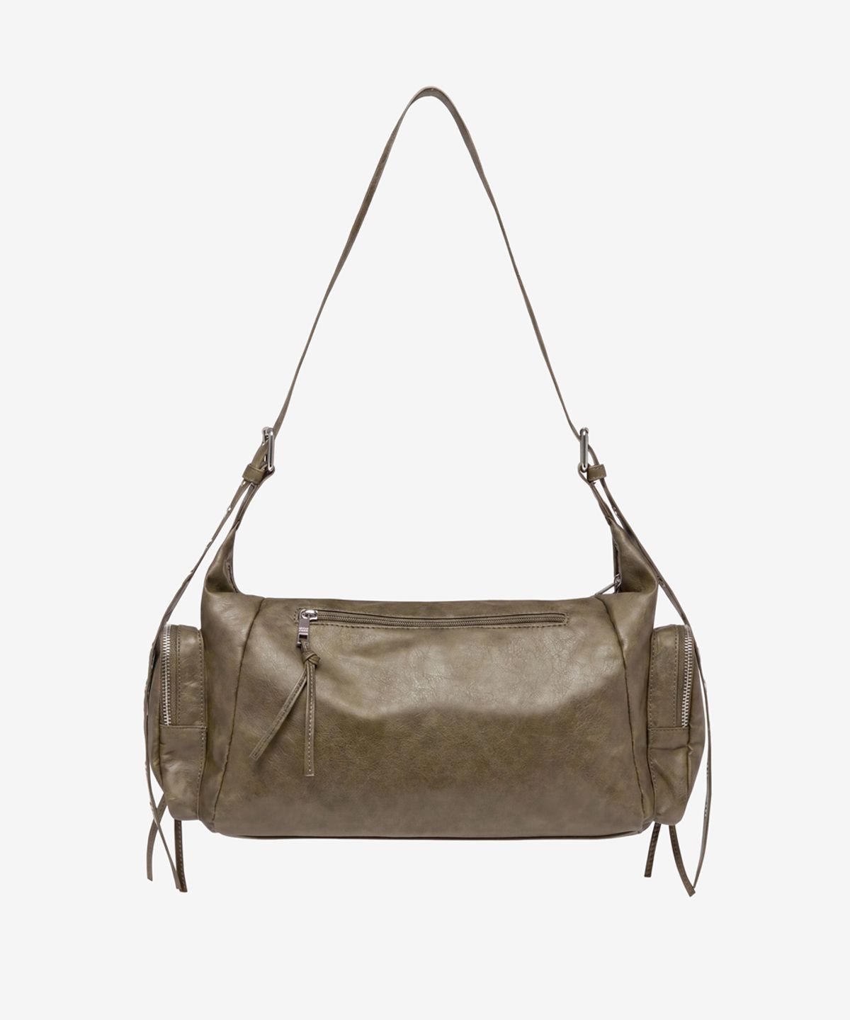 블랙 퍼플(BLACK PURPLE) 맥시 마르코백_애쉬 카키 Maxi Marco Bag_Ash Khaki