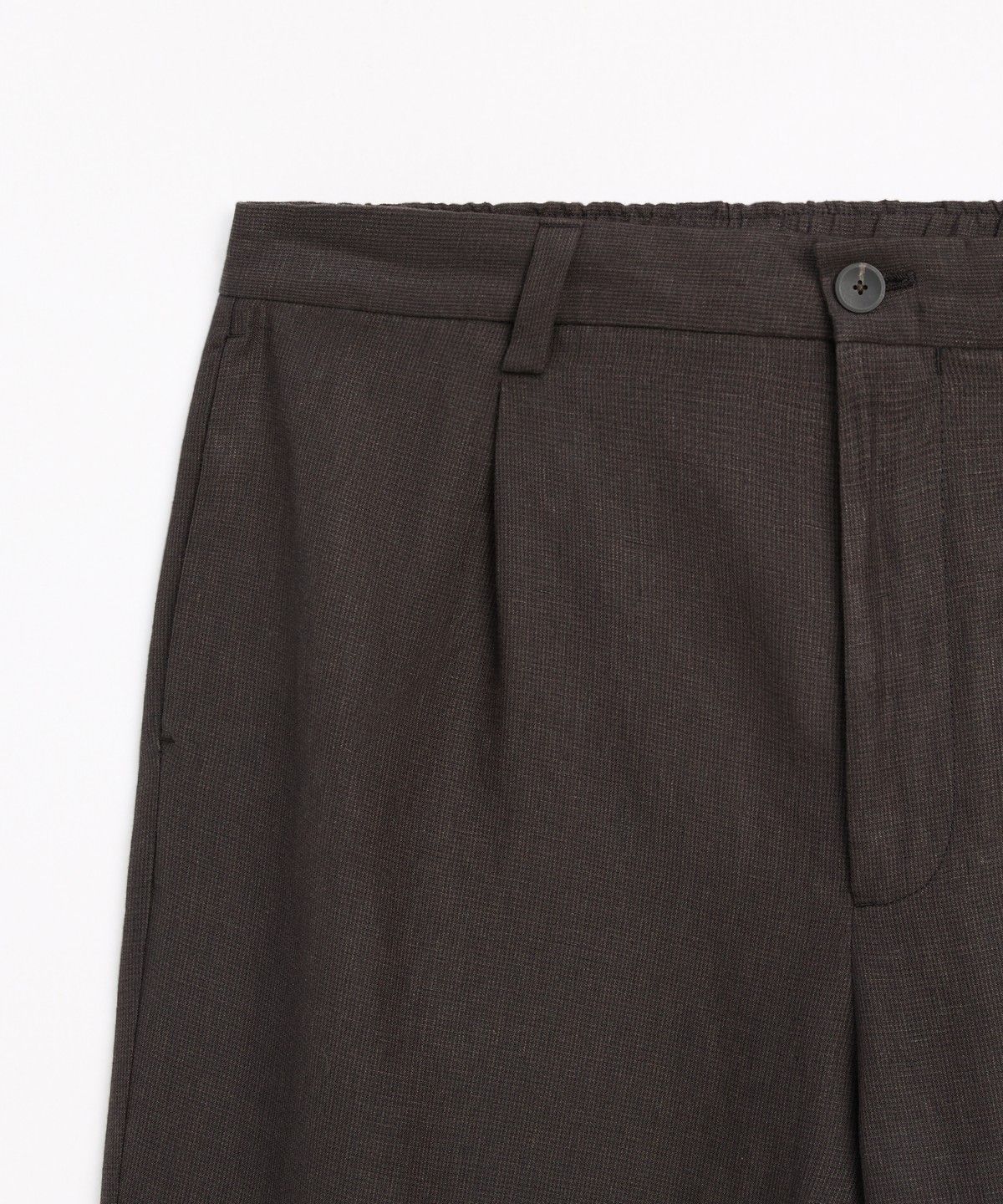 마시모두띠(MASSIMO DUTTI) 100% 린넨 하운드투스 팬츠