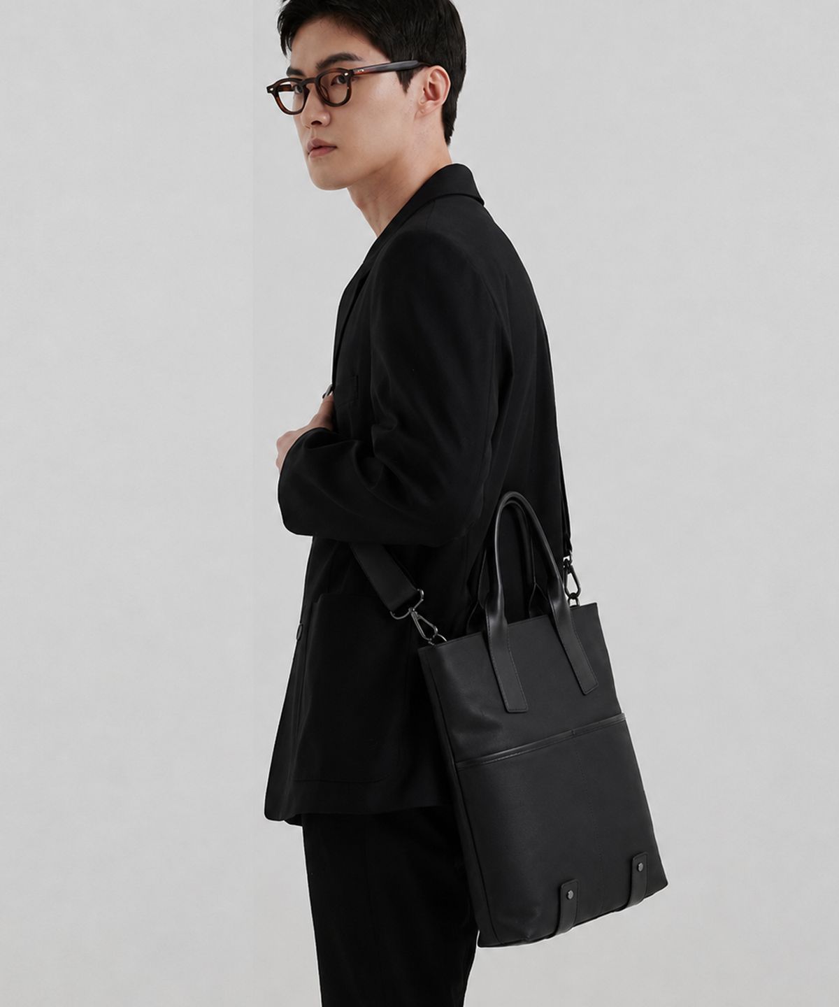 베드포드일레븐스(BEDFORD11TH) 캔버스가죽콤보 데일리 컴버터블토트