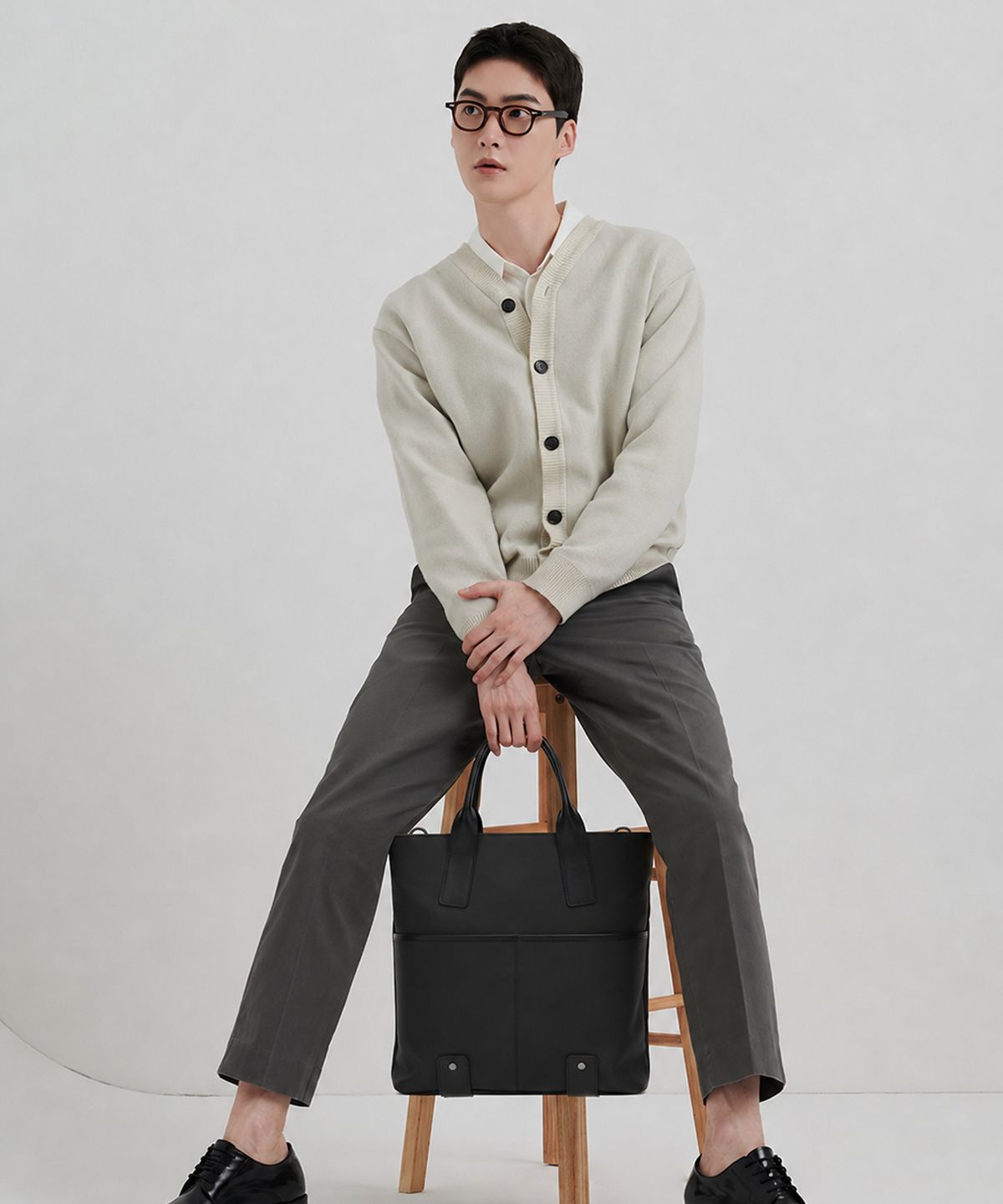 베드포드일레븐스(BEDFORD11TH) 캔버스가죽콤보 데일리 컴버터블토트