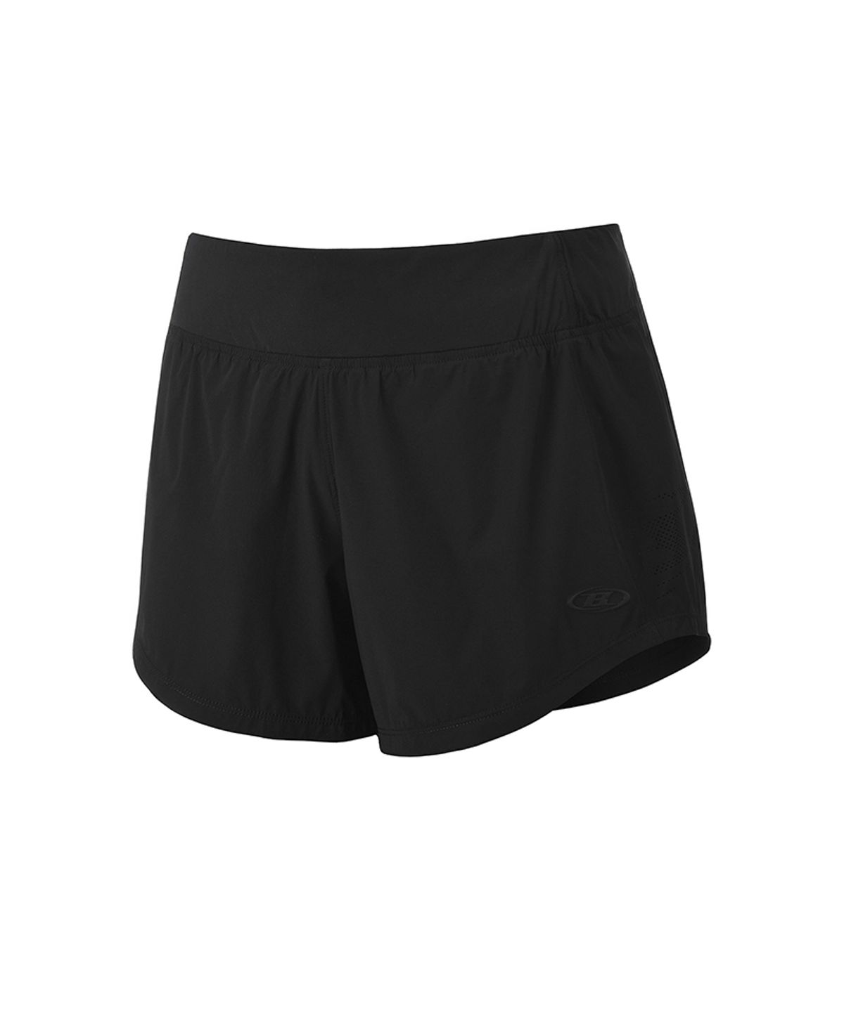 본투윈(BORN TO WIN) W AERO SYMBOL RUNNING SHORTS [BLACK]