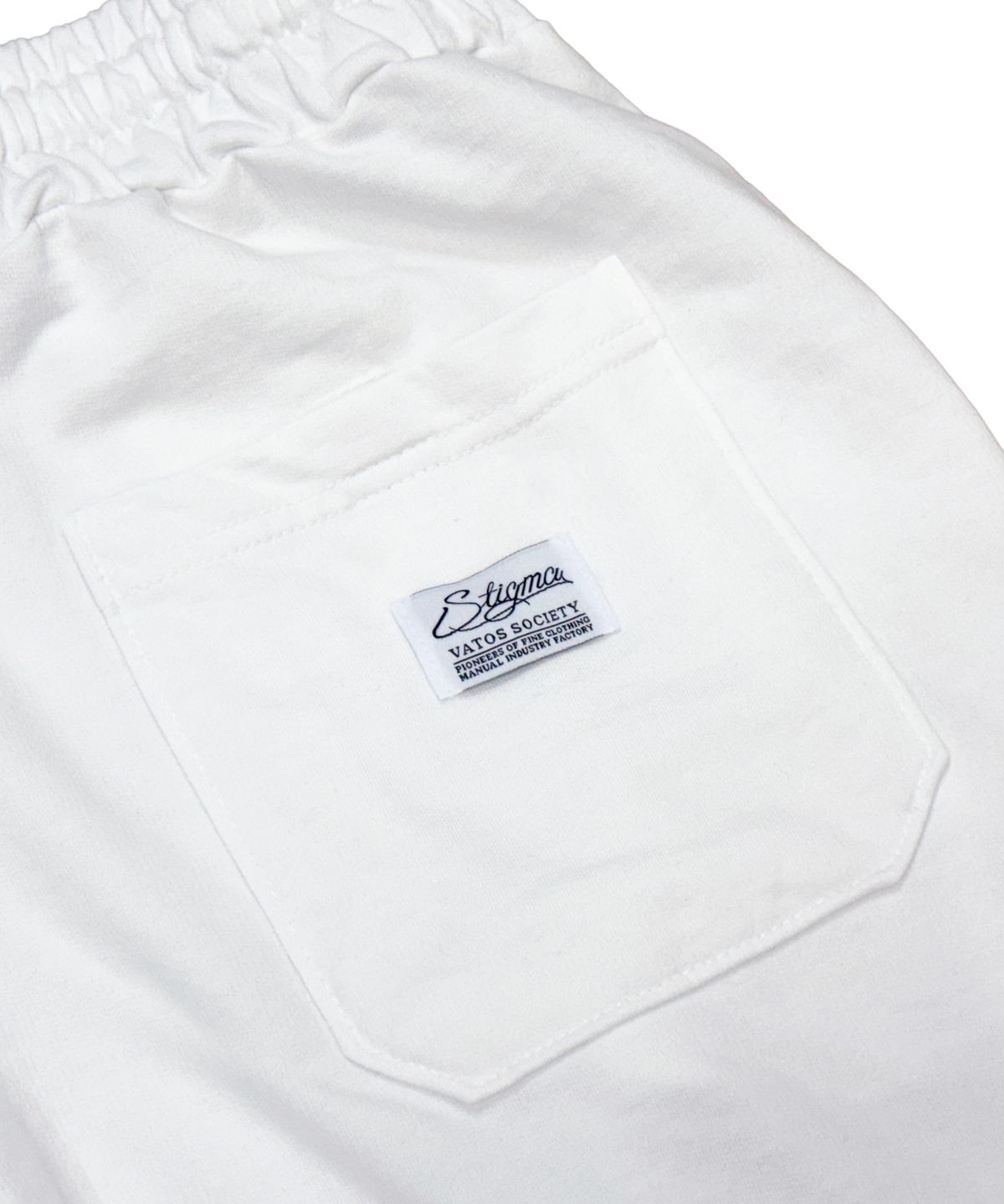 스티그마(STIGMA) RAW-CUT WASHED BURMUDA PANTS WHITE