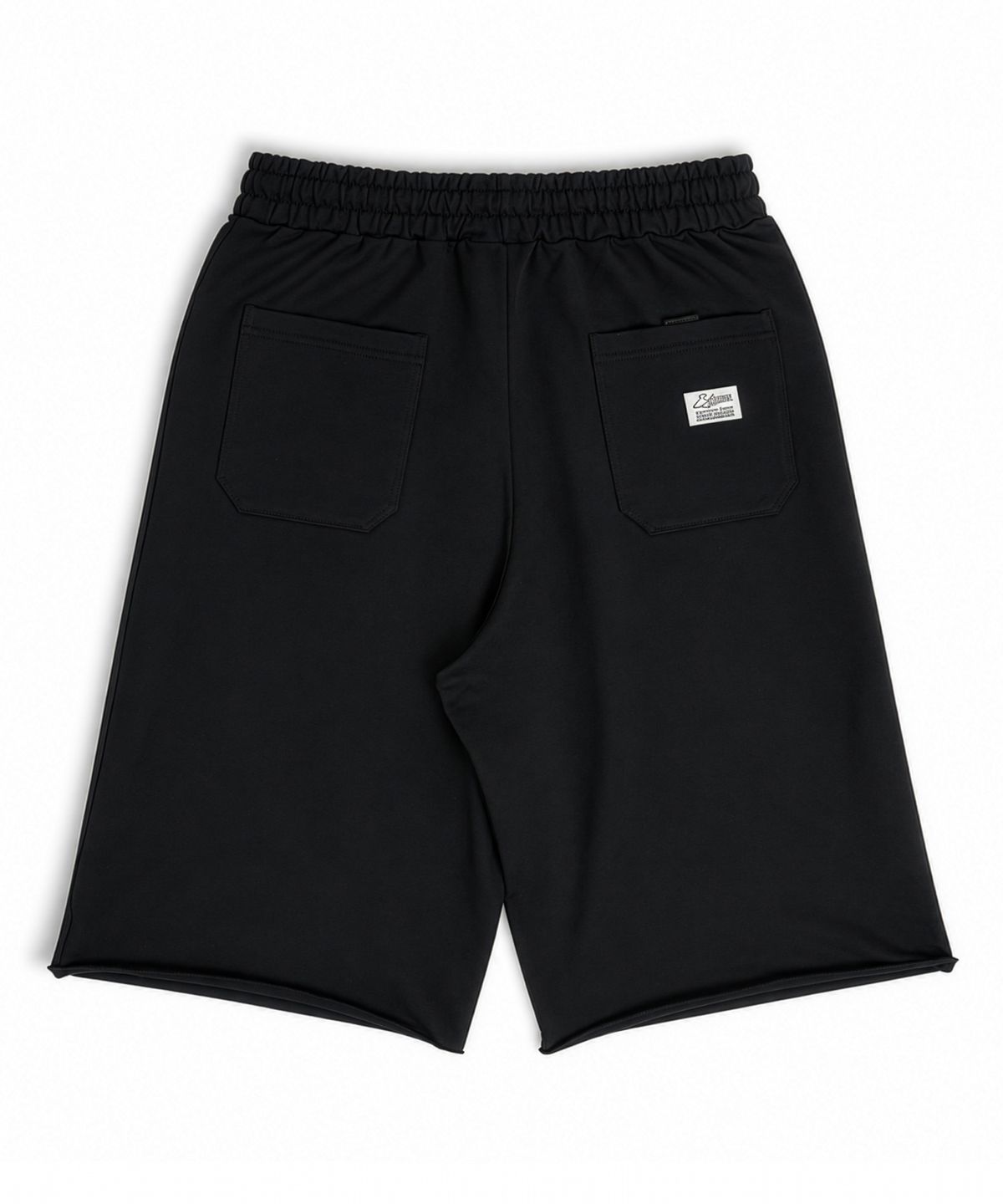 스티그마(STIGMA) RAW-CUT WASHED BURMUDA PANTS BLACK