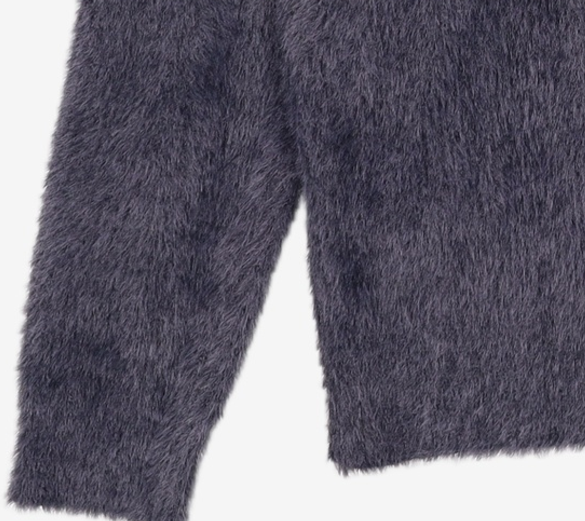 노매뉴얼(NOMANUAL) (시그니처종료)CROPPED HAIRY KNIT - 5 COLOR M