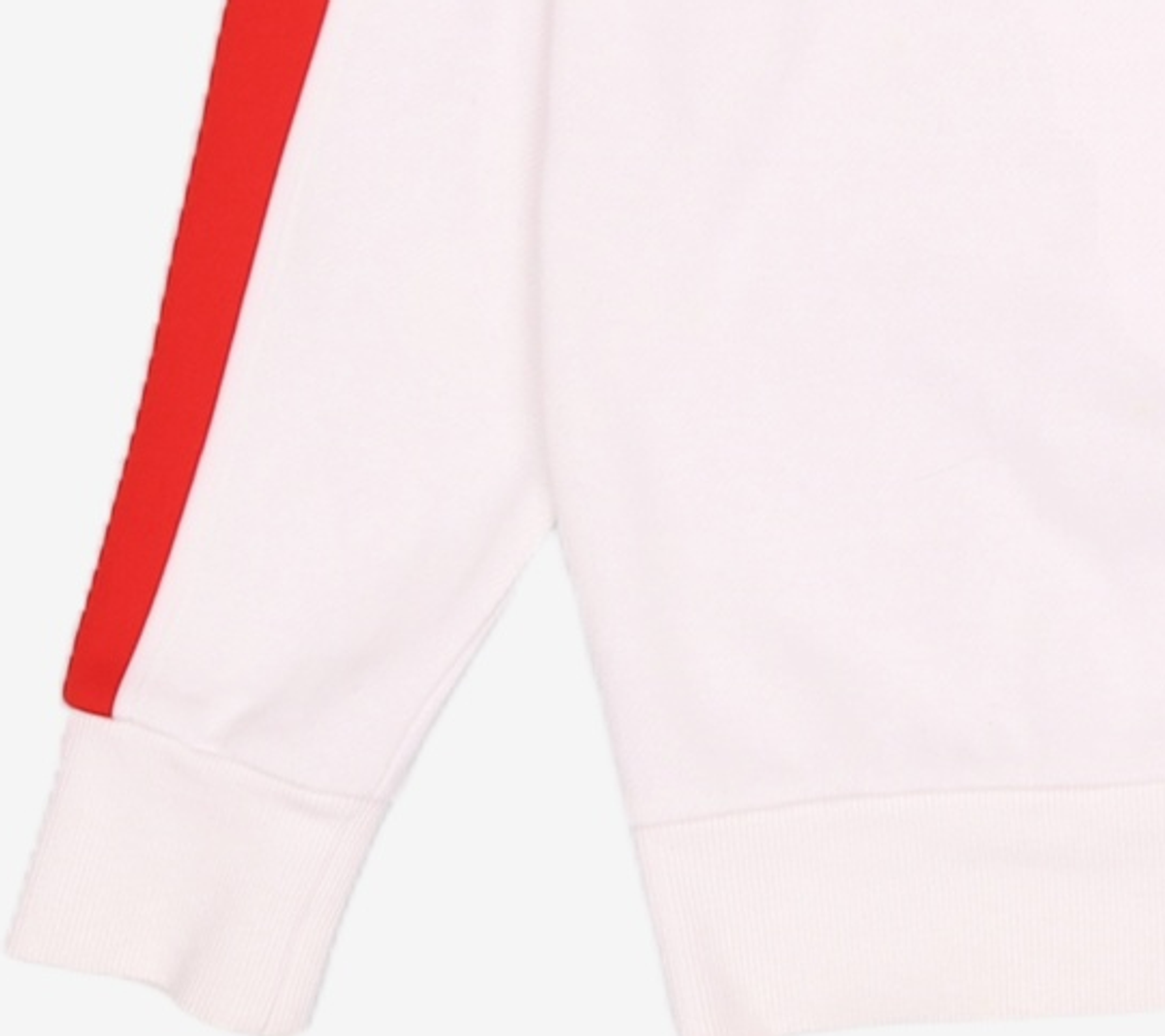 빈폴 스포츠(BEANPOLE SPORT) Unisex 화이트 테이핑 블록 기모 맨투맨 90