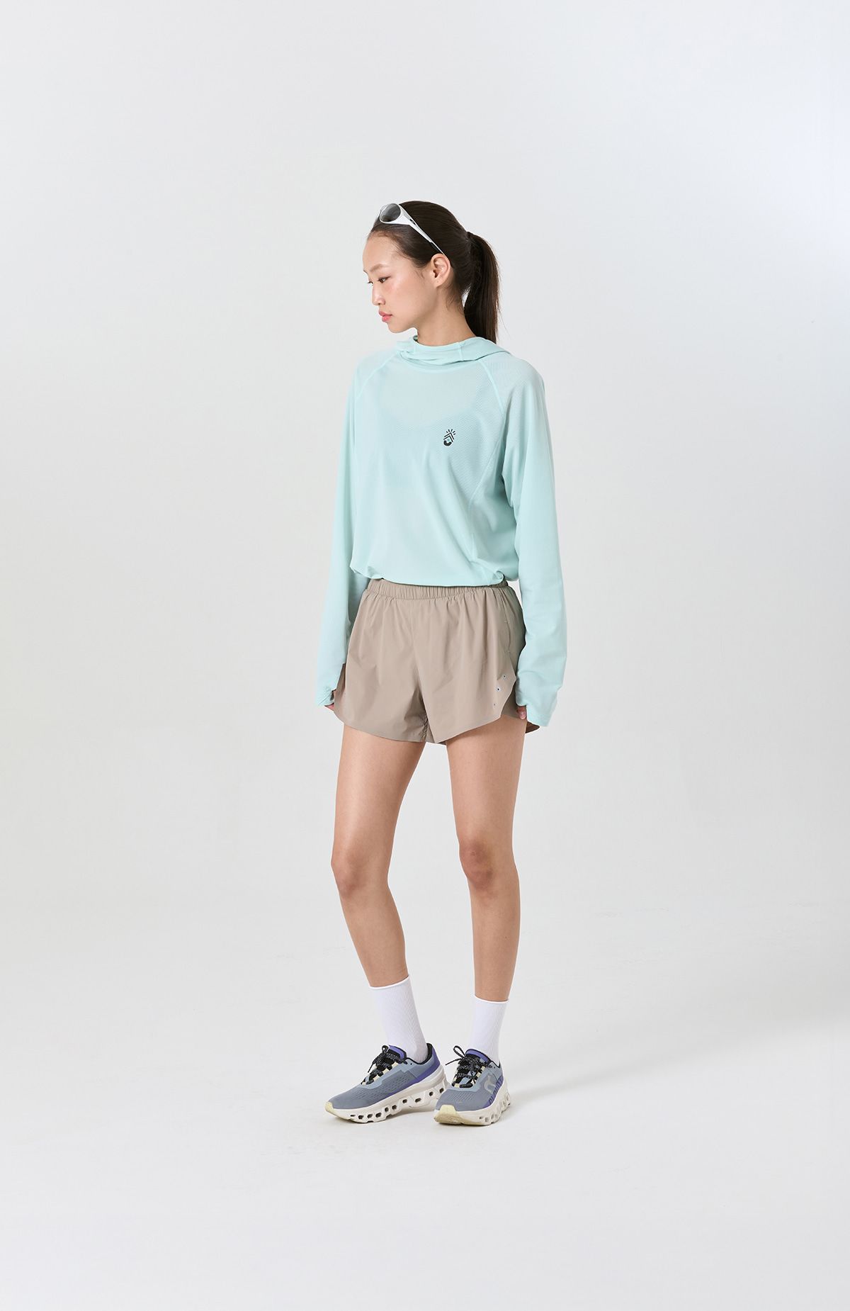 프라이데이세븐(FRIDAYSEVEN) 러닝쇼츠 Ventra Run Shorts 3인치 be (Brief) wmns