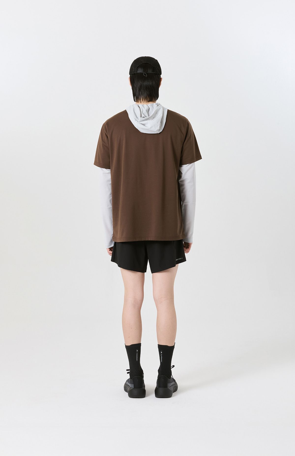 프라이데이세븐(FRIDAYSEVEN) 러닝쇼츠 Ventra Run Shorts 5인치 bk (Brief) mens