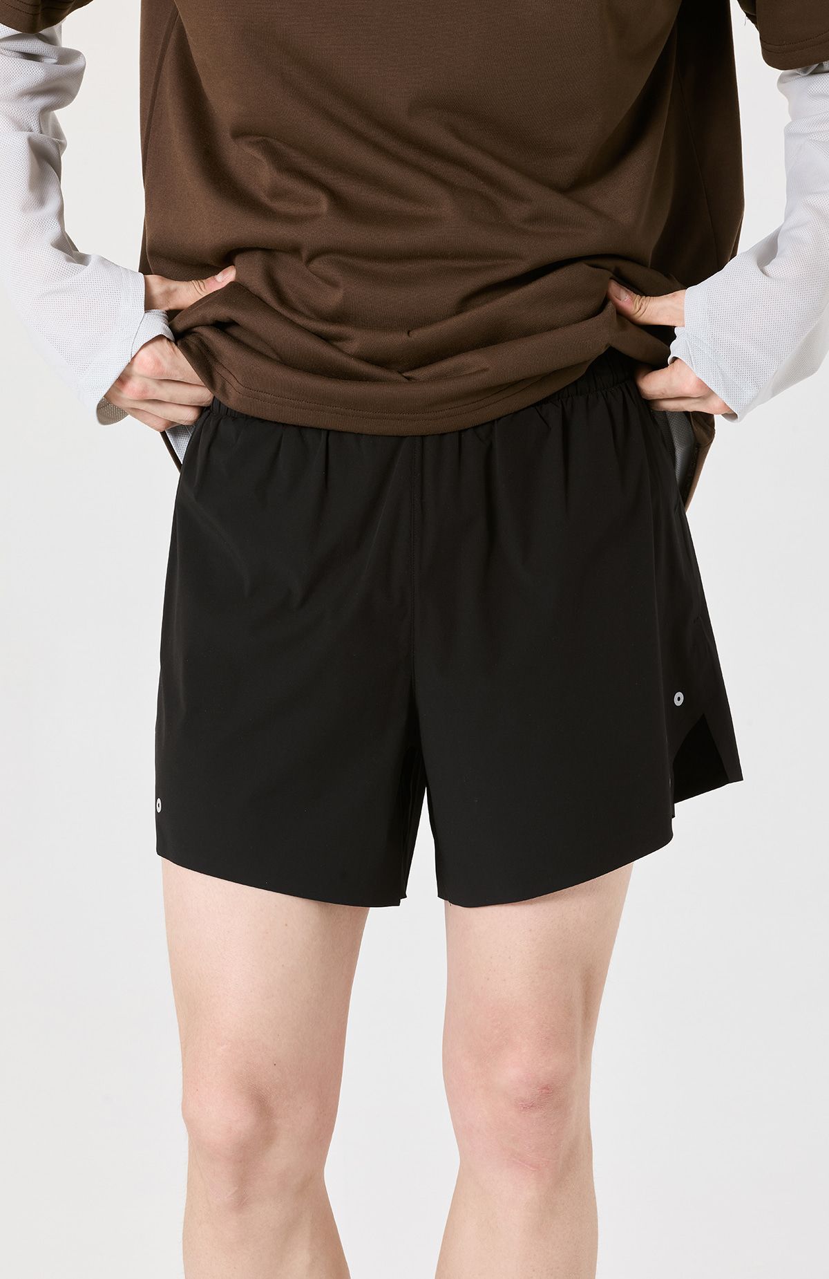 프라이데이세븐(FRIDAYSEVEN) 러닝쇼츠 Ventra Run Shorts 5인치 bk (Brief) mens