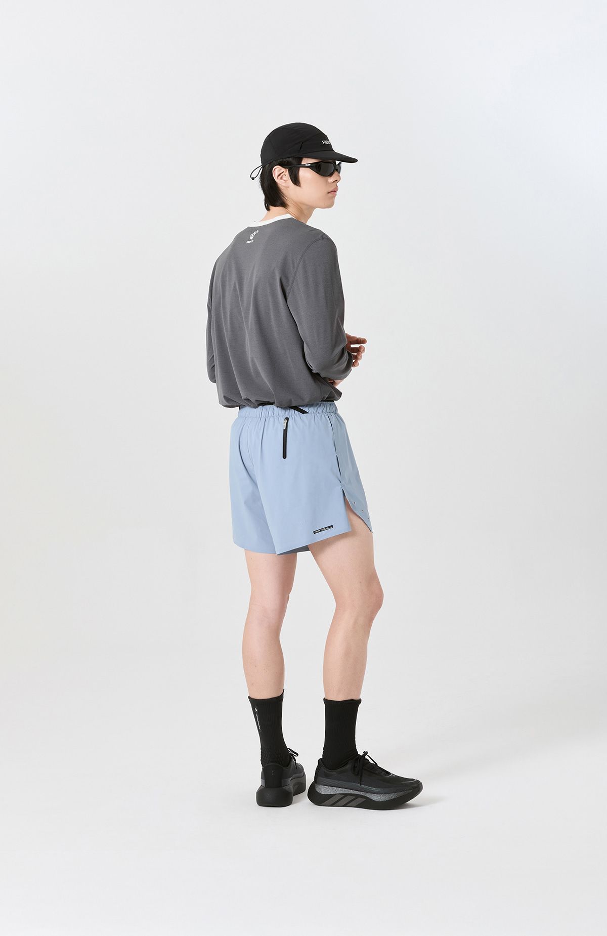 프라이데이세븐(FRIDAYSEVEN) 러닝쇼츠 Ventra Run Shorts 5인치 bl (Brief) mens