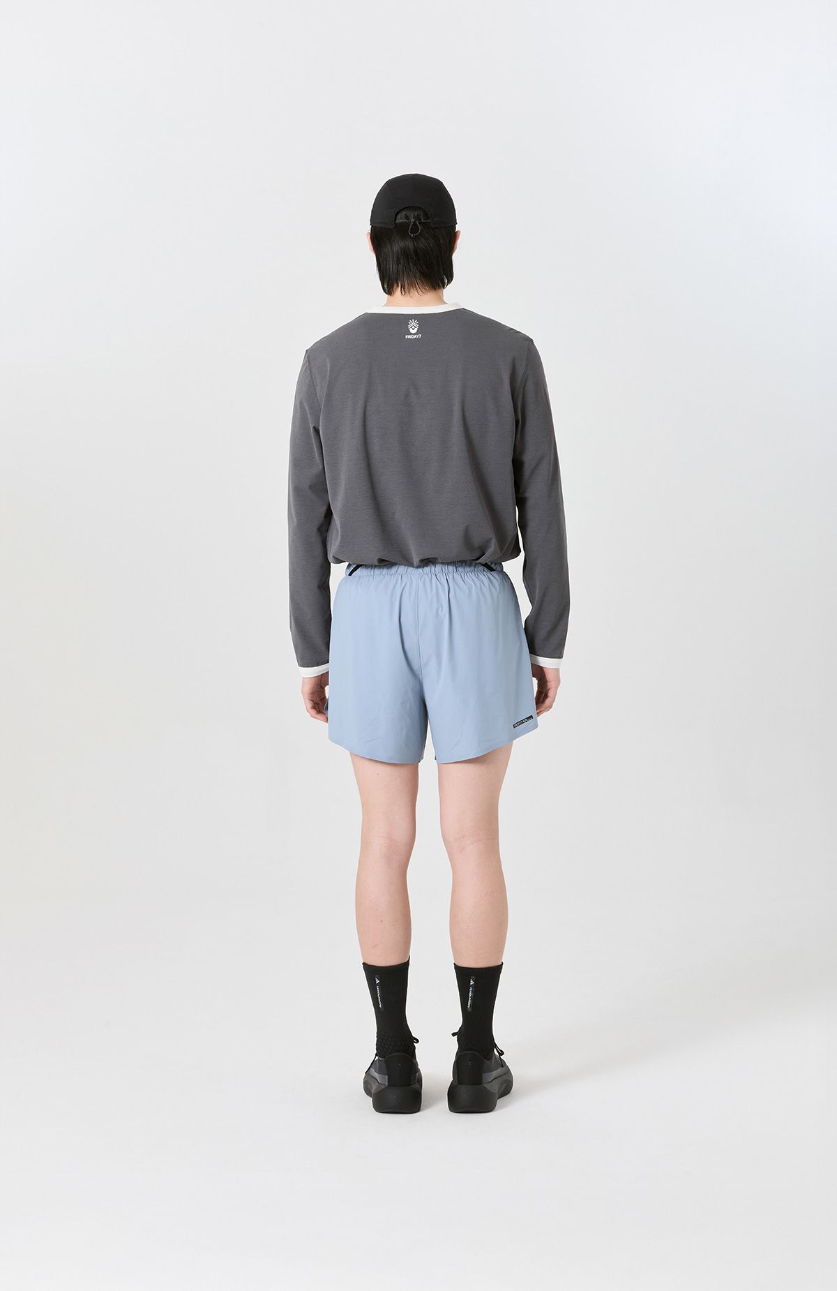 프라이데이세븐(FRIDAYSEVEN) 러닝쇼츠 Ventra Run Shorts 5인치 bl (2in1) mens