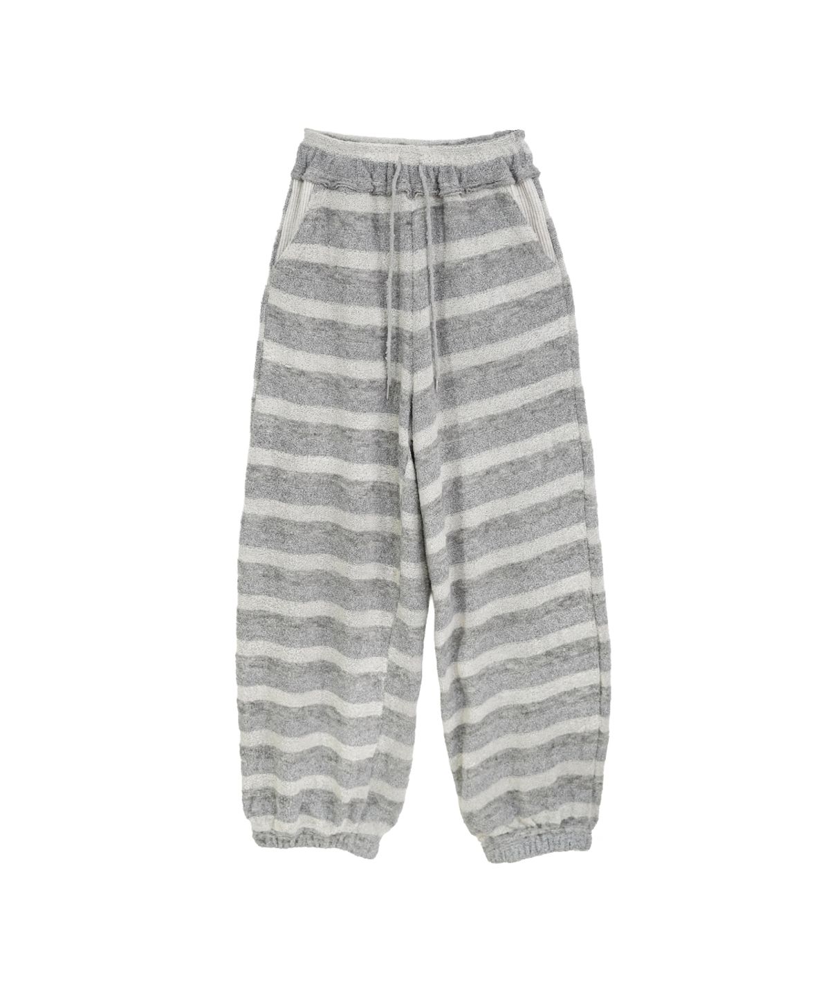 솜속(SOMSOC) TAGE STRIPE TERRY PANTS_M.GREY