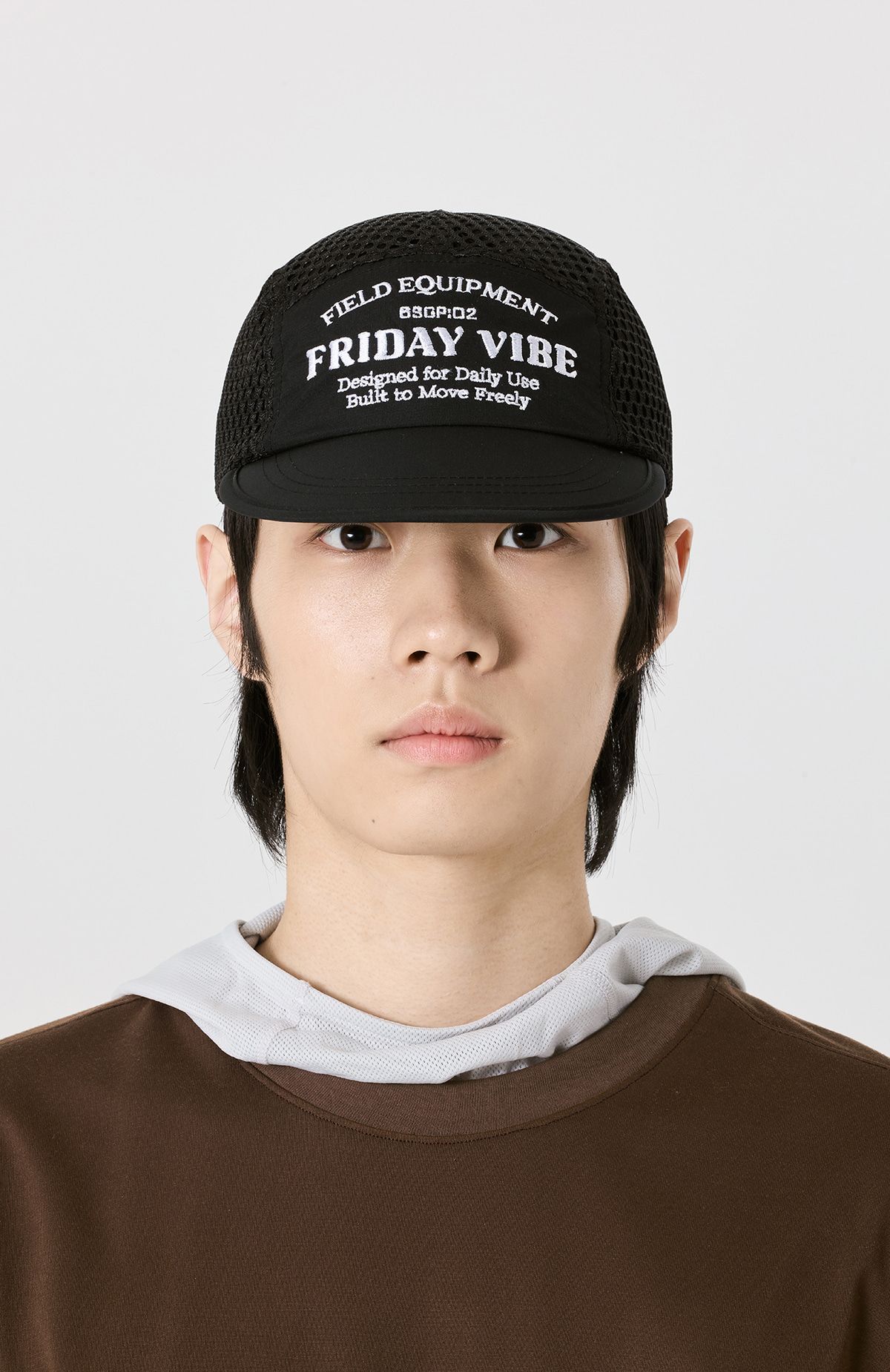 프라이데이세븐(FRIDAYSEVEN) 경량 메쉬 Ventra Cap mesh black 26