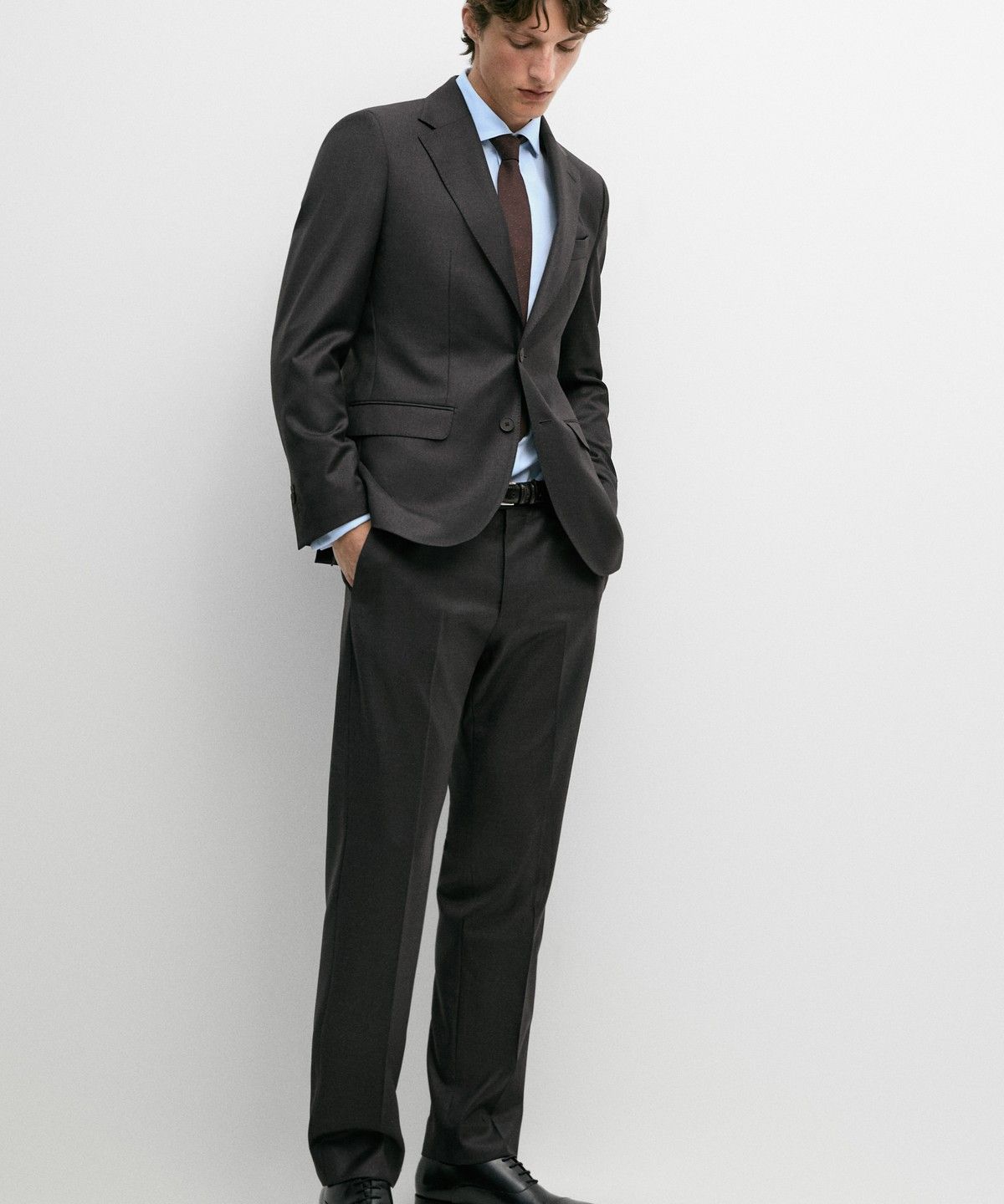 마시모두띠(MASSIMO DUTTI) 콜드 울 수트 팬츠