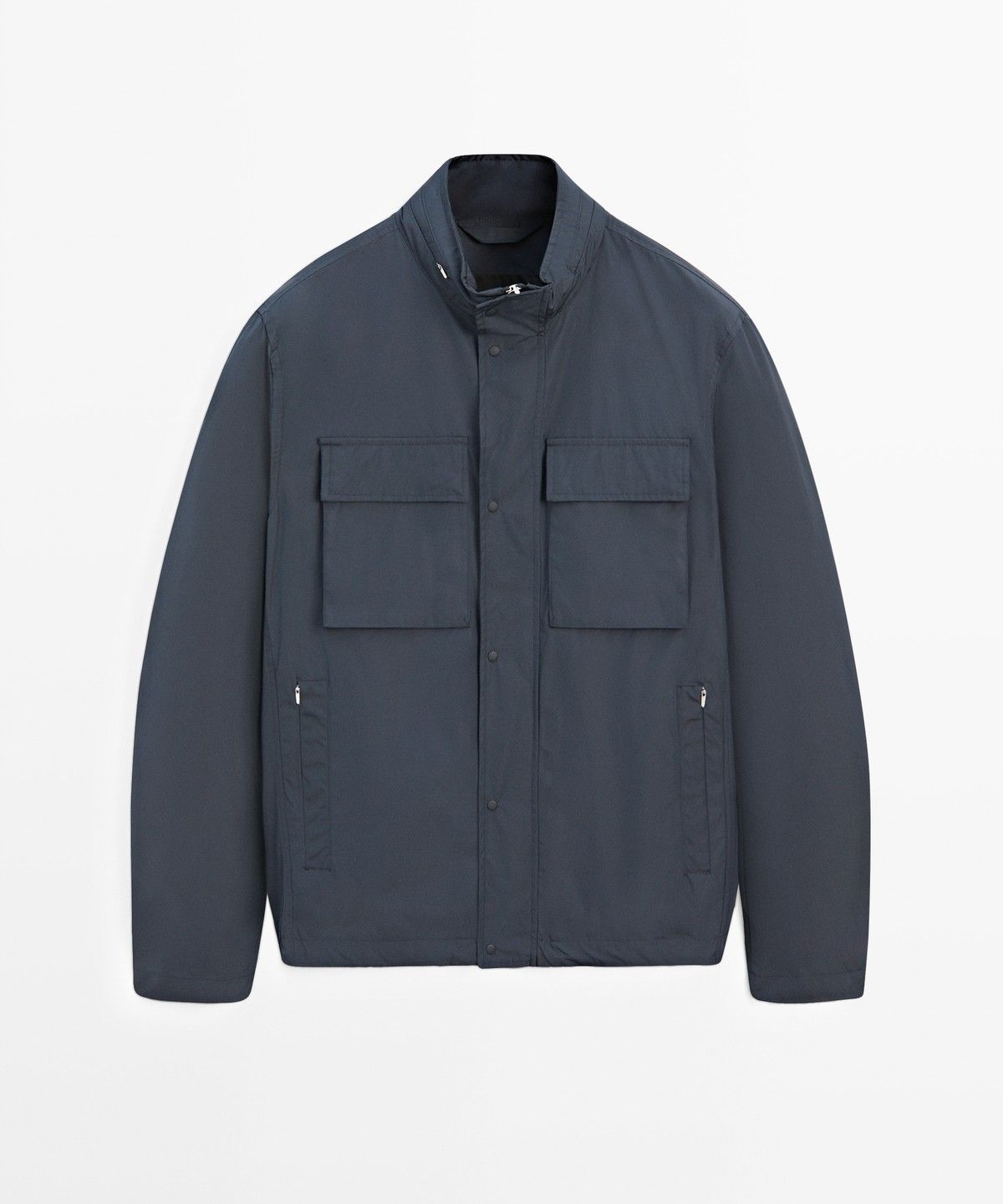 마시모두띠(MASSIMO DUTTI) 테크니컬 소재 포켓 디테일 자켓