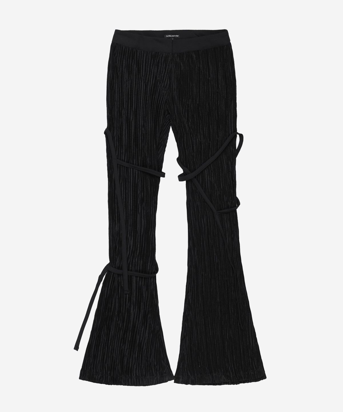 달링유어배드(DARLING, YOU'RE BAD) Strap Pleats Pants #Black