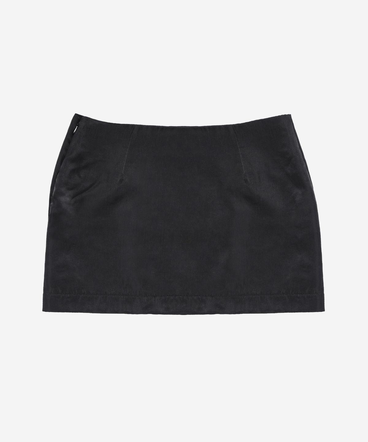 달링유어배드(DARLING, YOU'RE BAD) Rose Satin Mini Skirt #Black