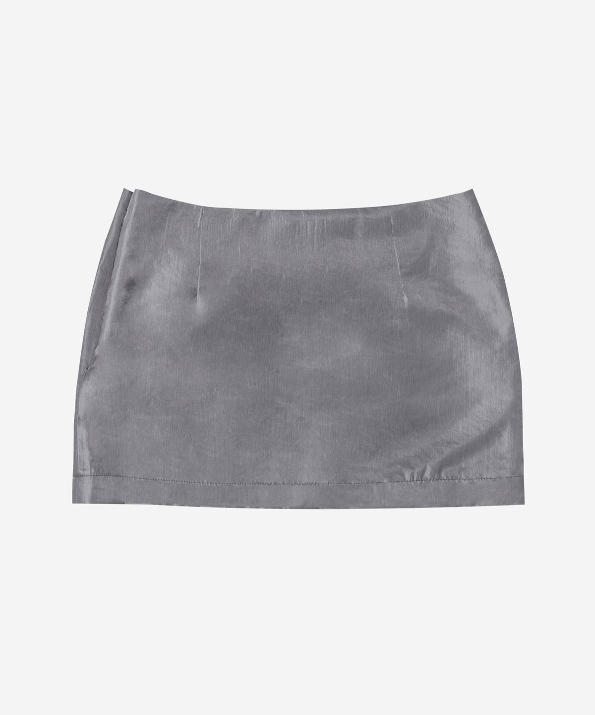 달링유어배드(DARLING, YOU'RE BAD) Rose Satin Mini Skirt #Gray