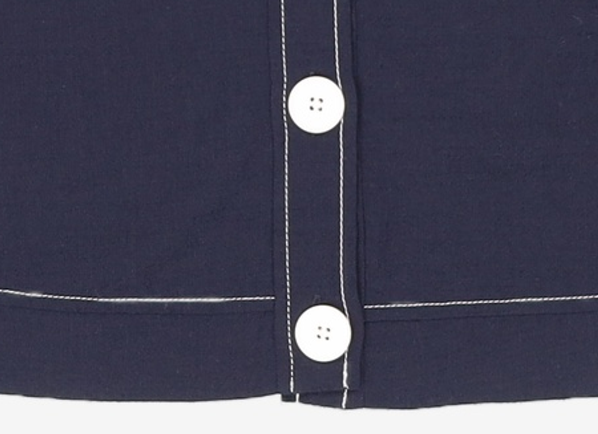 미쏘(MIXXO) 셔츠카라 크롭 블라우스 MIWBWC602G 170/92A