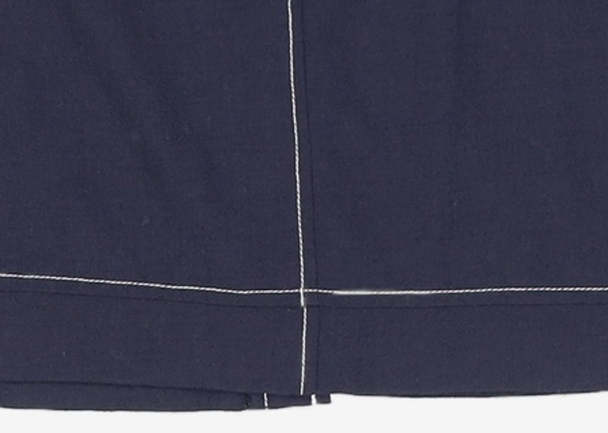 미쏘(MIXXO) 셔츠카라 크롭 블라우스 MIWBWC602G 170/92A