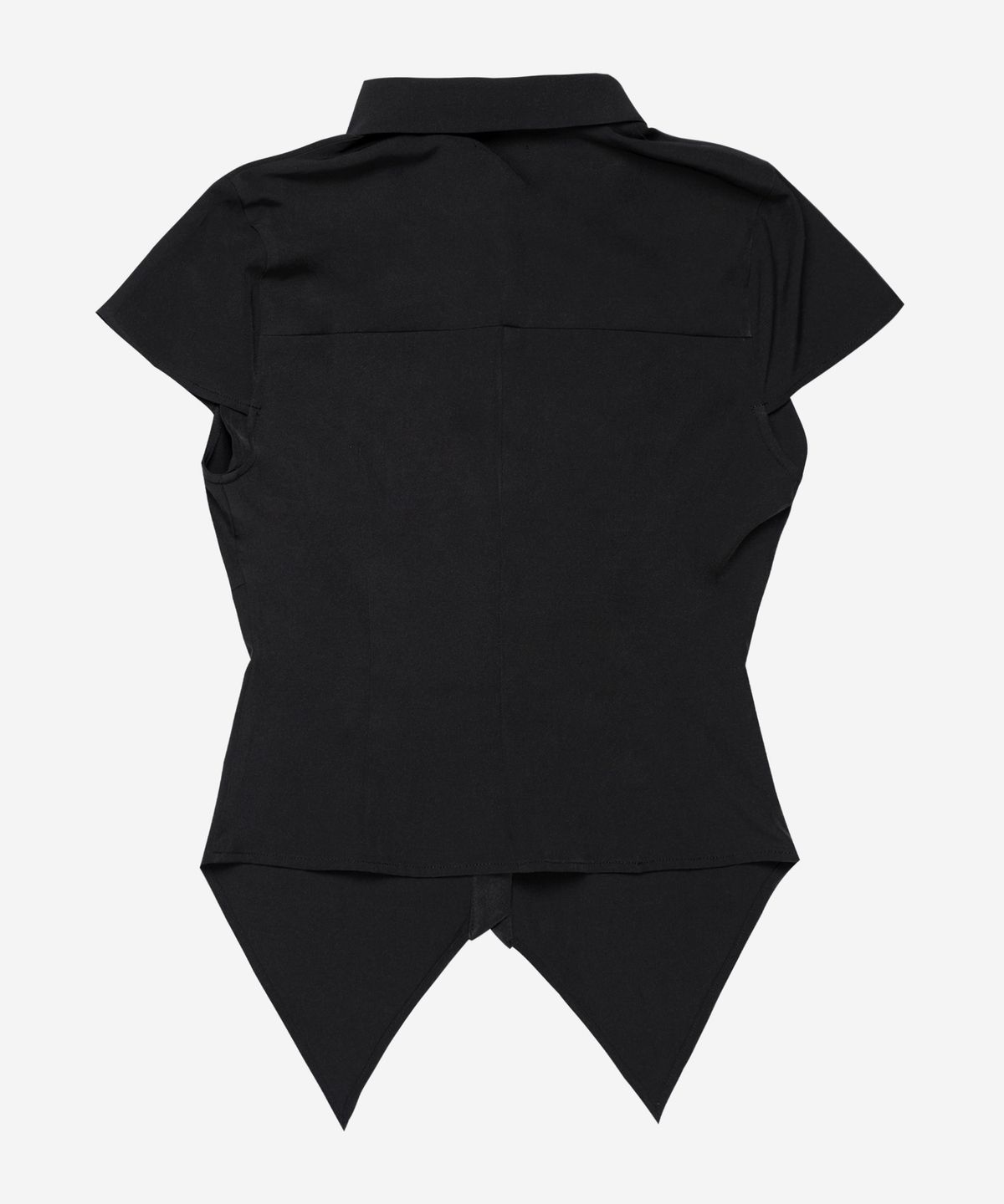 달링유어배드(DARLING, YOU'RE BAD) Cross Pleated Shirt #Black