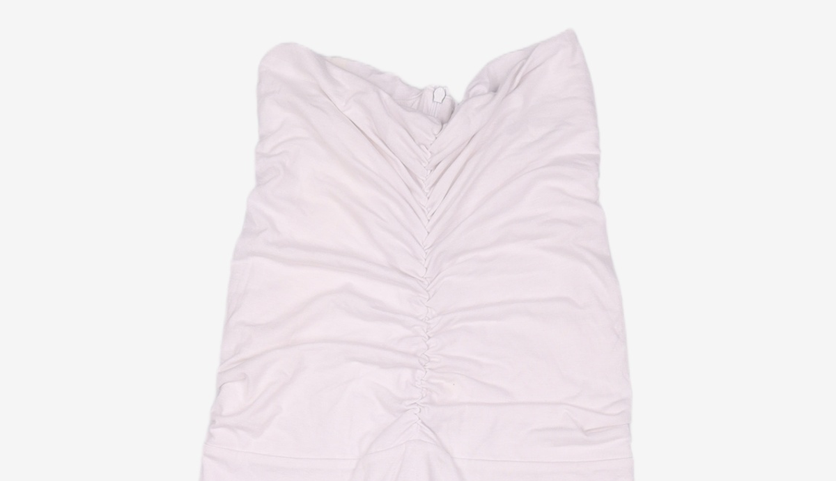 로우타이드(LOW TIDE) TWO-WAY SHIRRING DRESS [WHITE] OS