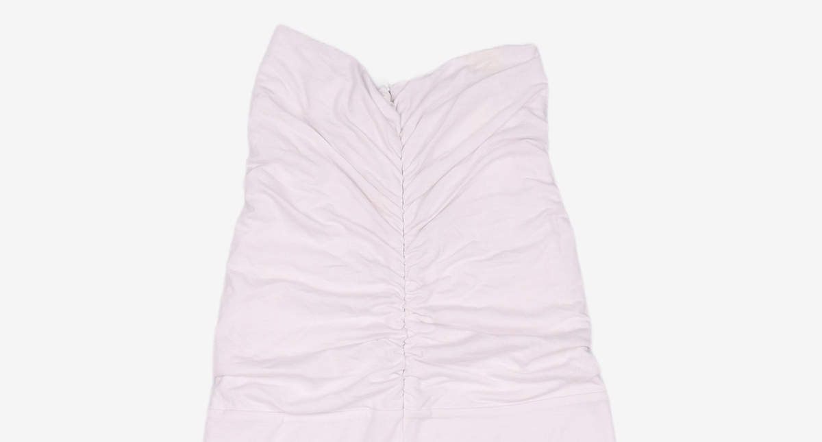로우타이드(LOW TIDE) TWO-WAY SHIRRING DRESS [WHITE] OS