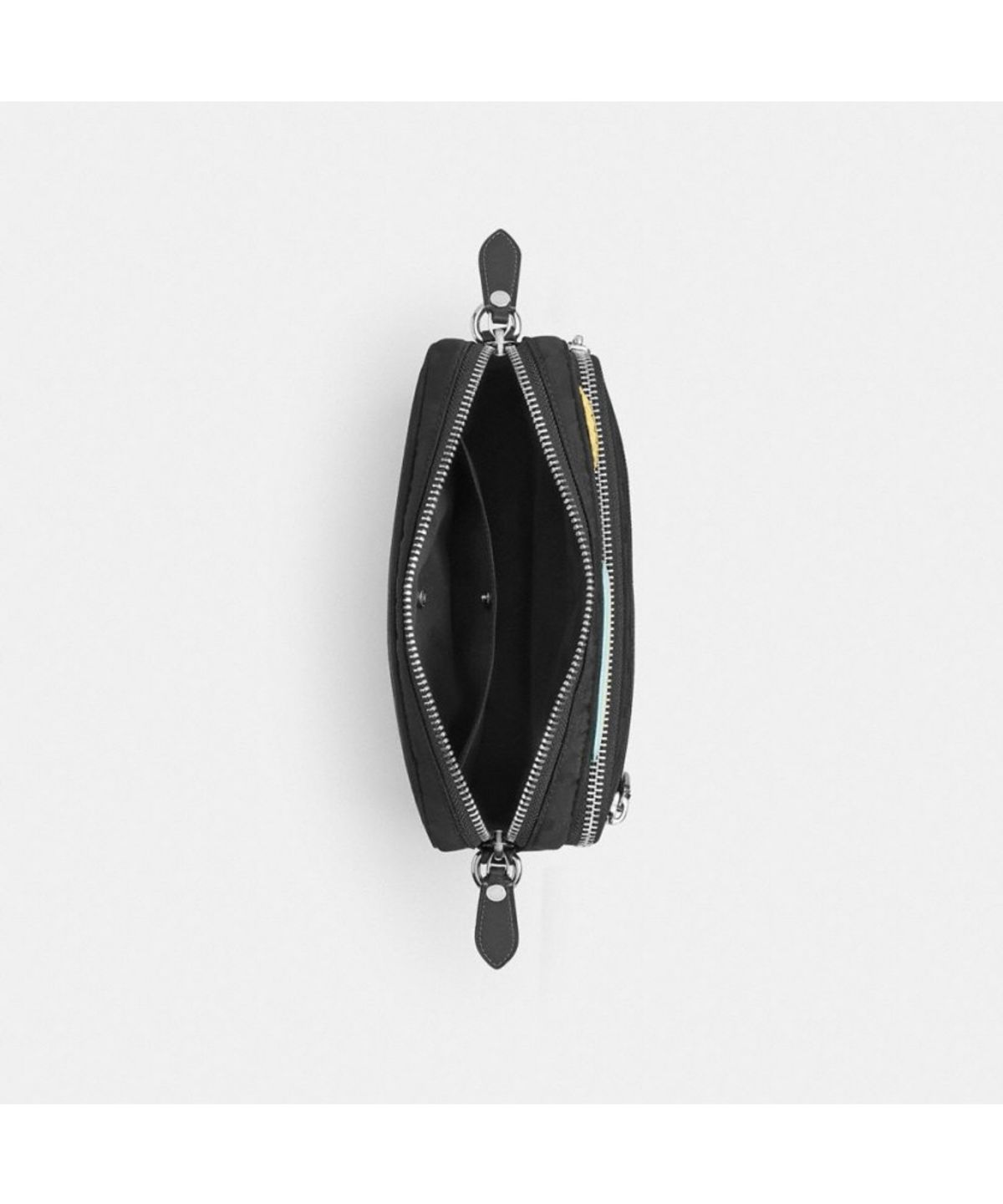 코치(COACH) 코치 x 브레인 데드 다코타 크로스바디 백 인 시그니처 나일론 위드 패치 CFD99 BLC