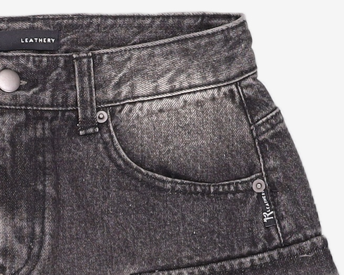레더리(LEATHERY) 미니스커트 M