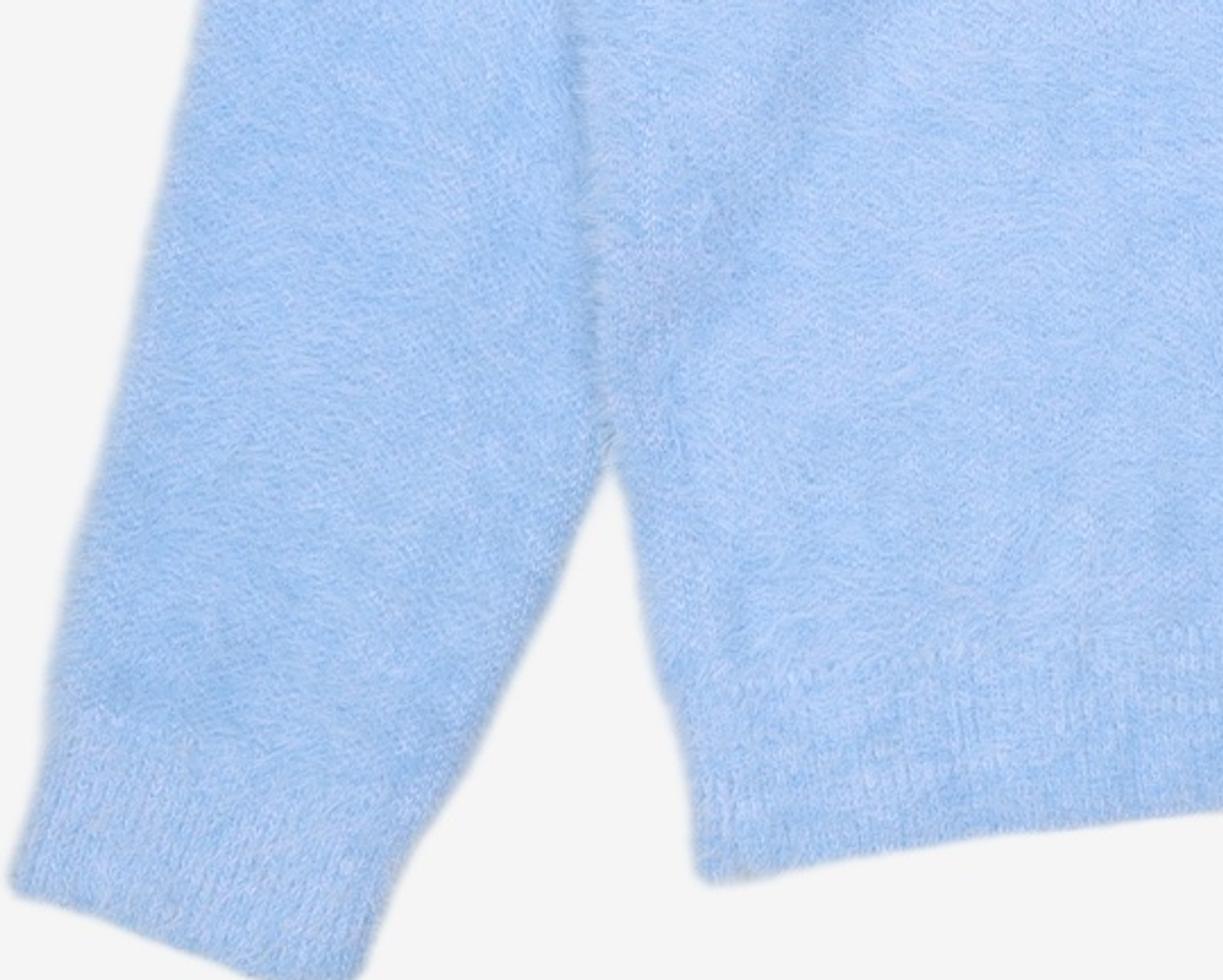 노매뉴얼(NOMANUAL) (시그니처종료)CROPPED HAIRY KNIT - 5 COLOR 100