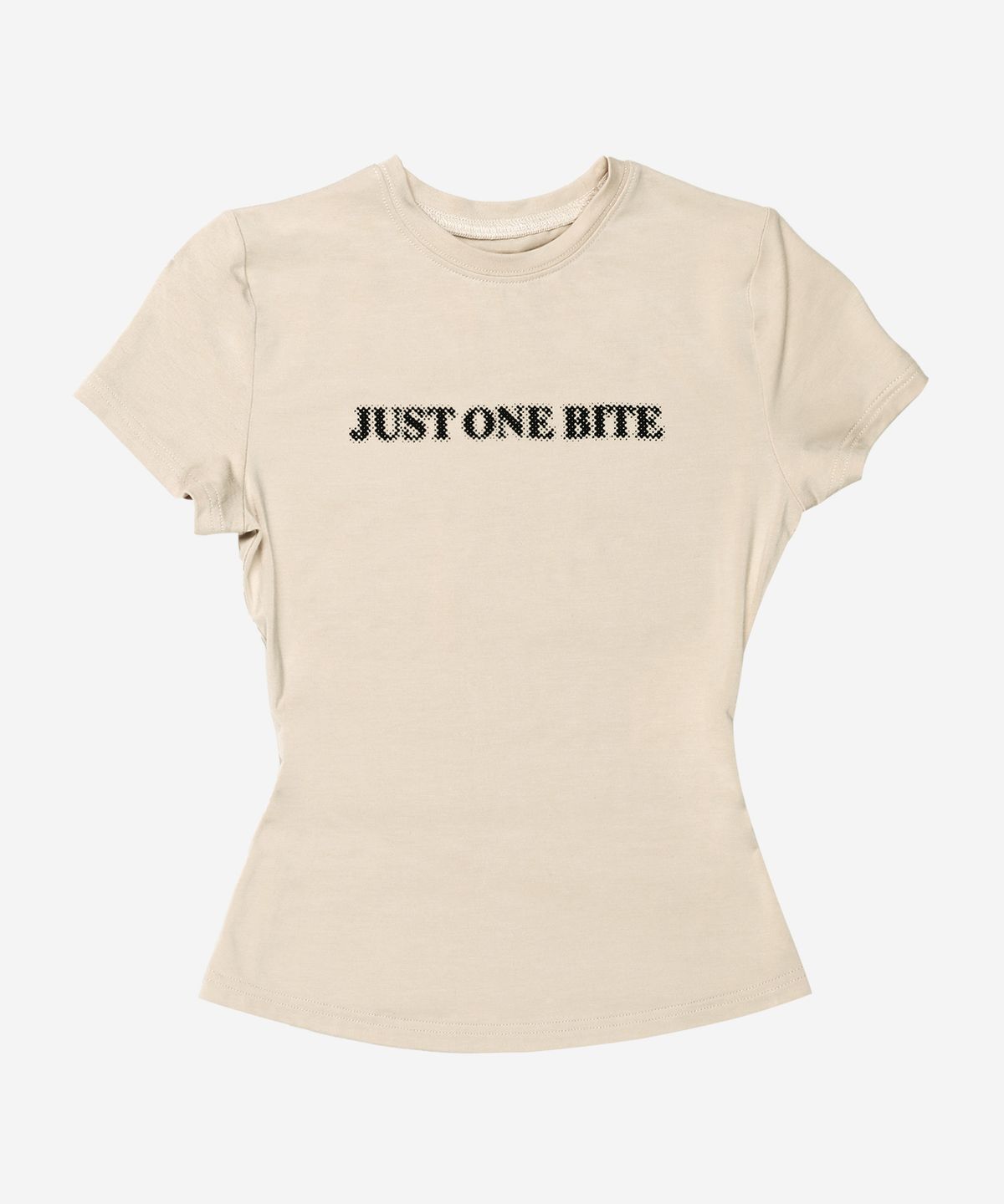 달링유어배드(DARLING, YOU'RE BAD) JUST ONE BITE Slim-Fit Tee #Skin