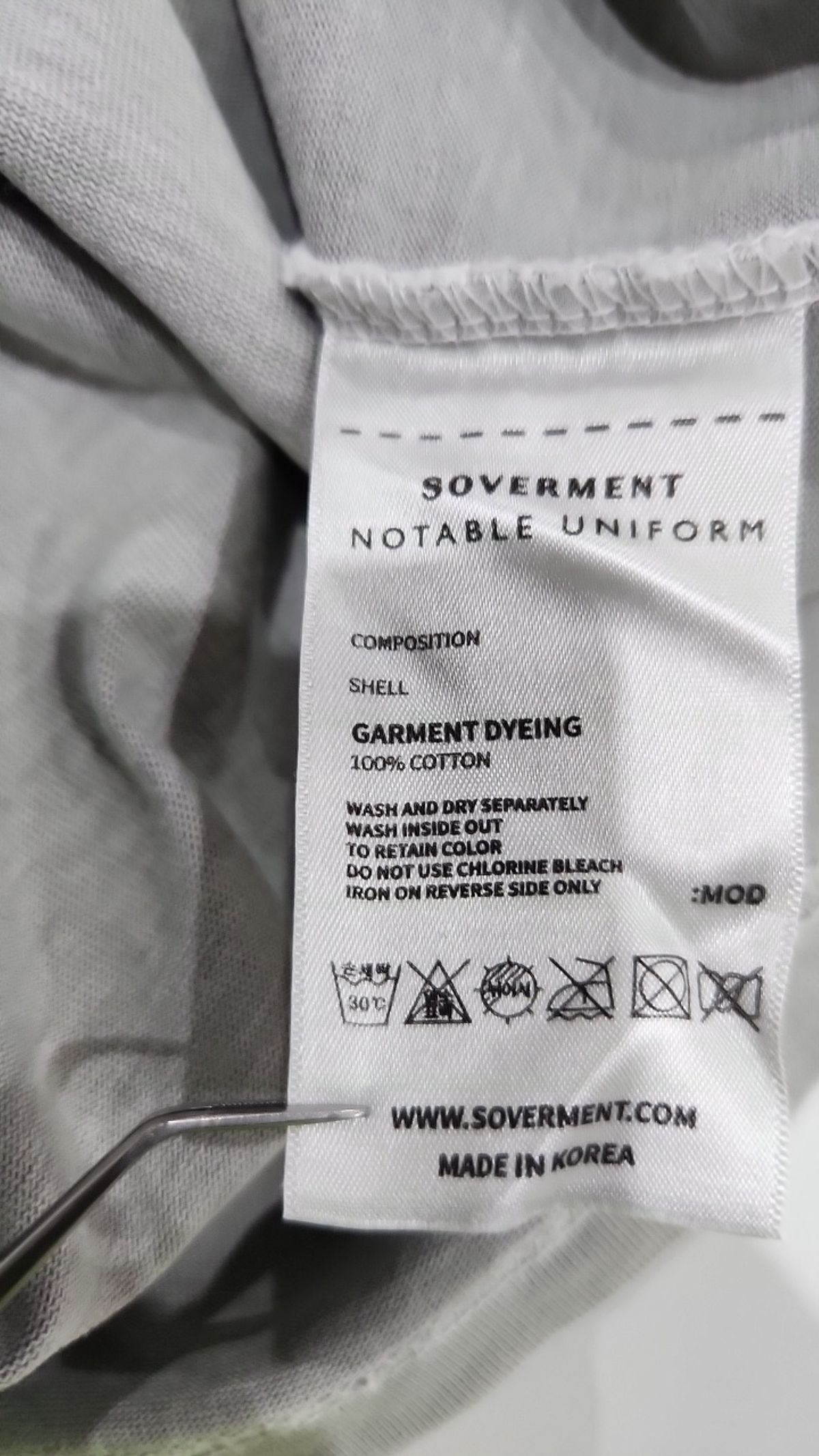 소버먼트(SOVERMENT) 반소매 티셔츠 XL