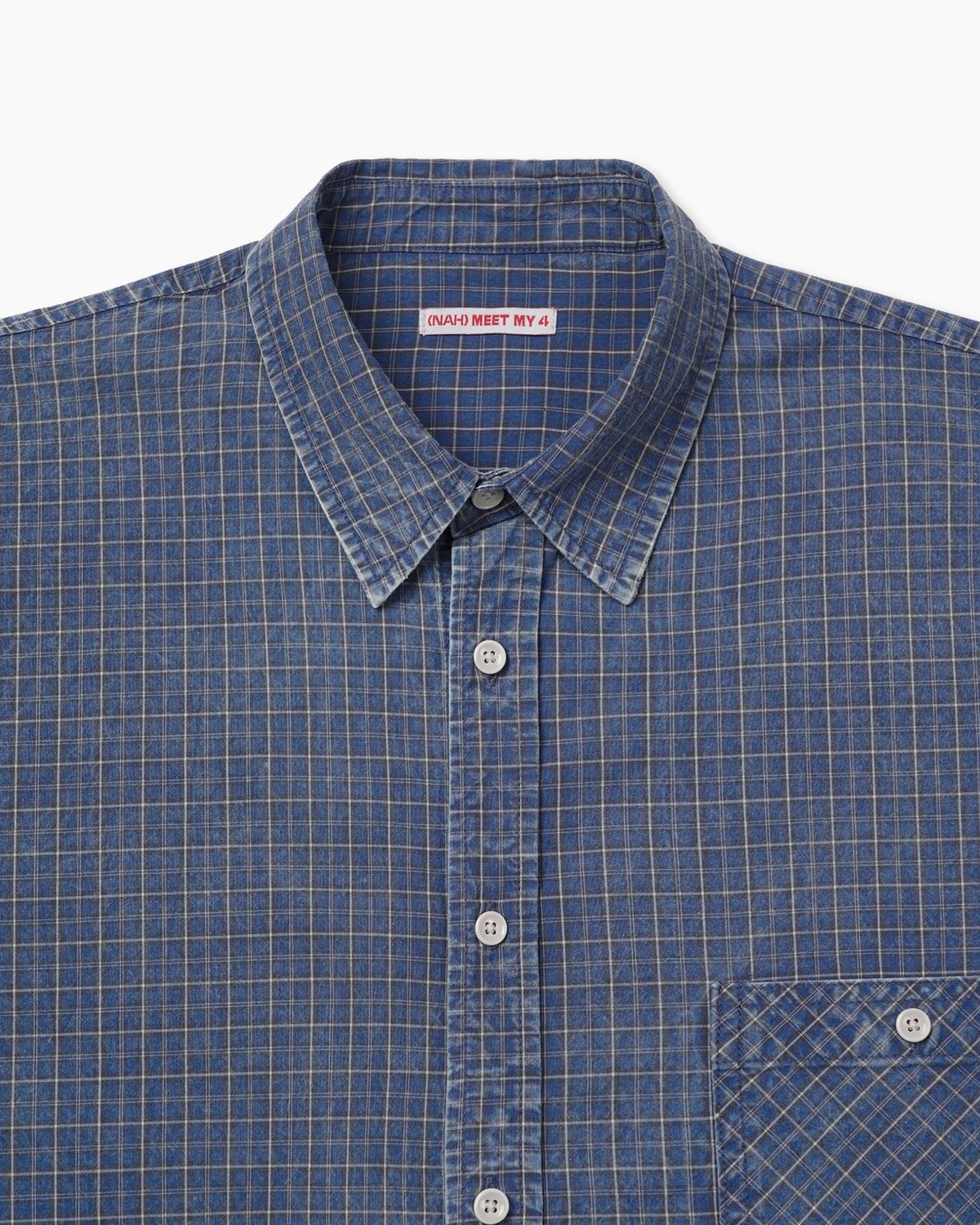 나밋마이포(NAH MEET MY 4) MICRO CHECK SHIRT