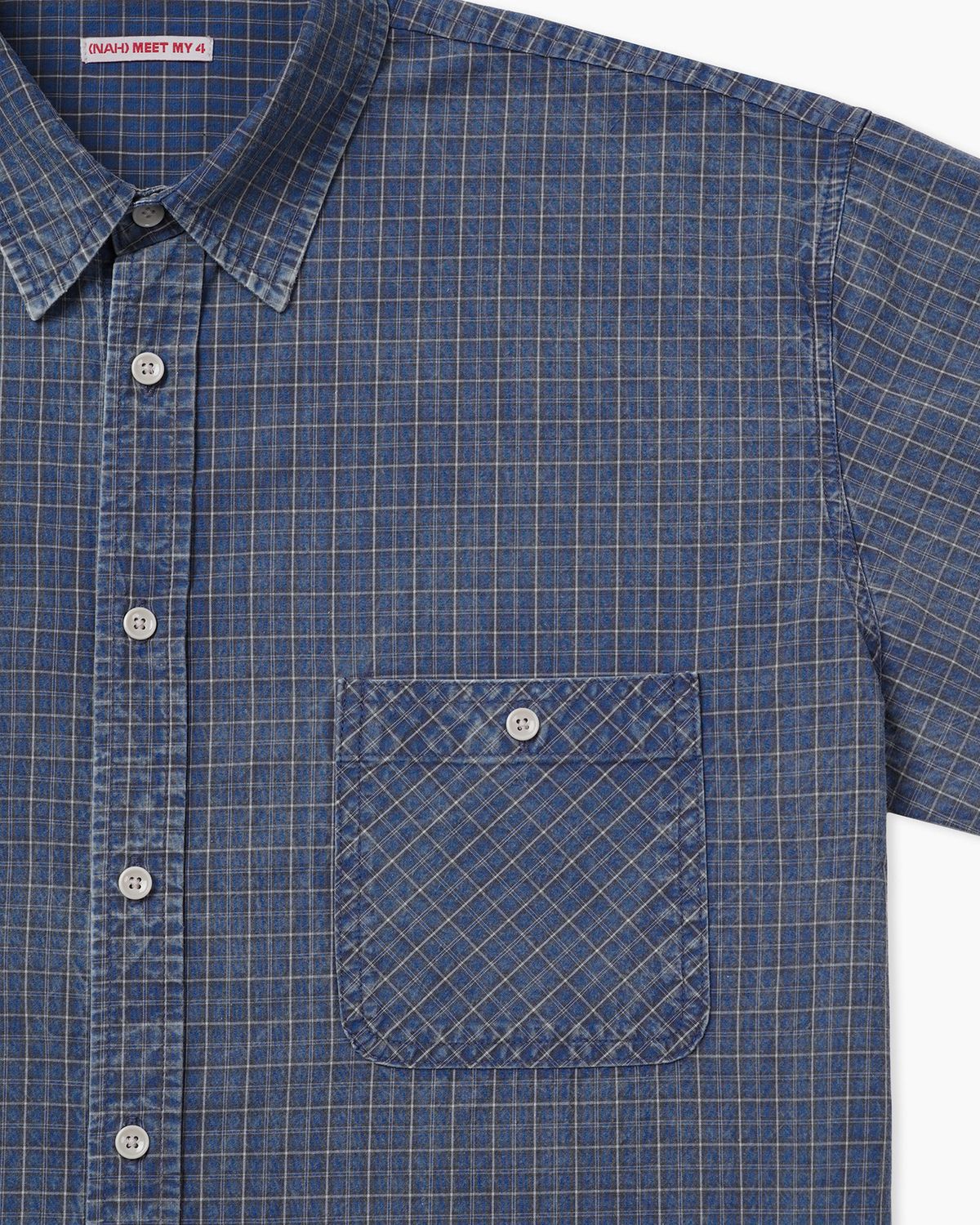 나밋마이포(NAH MEET MY 4) MICRO CHECK SHIRT