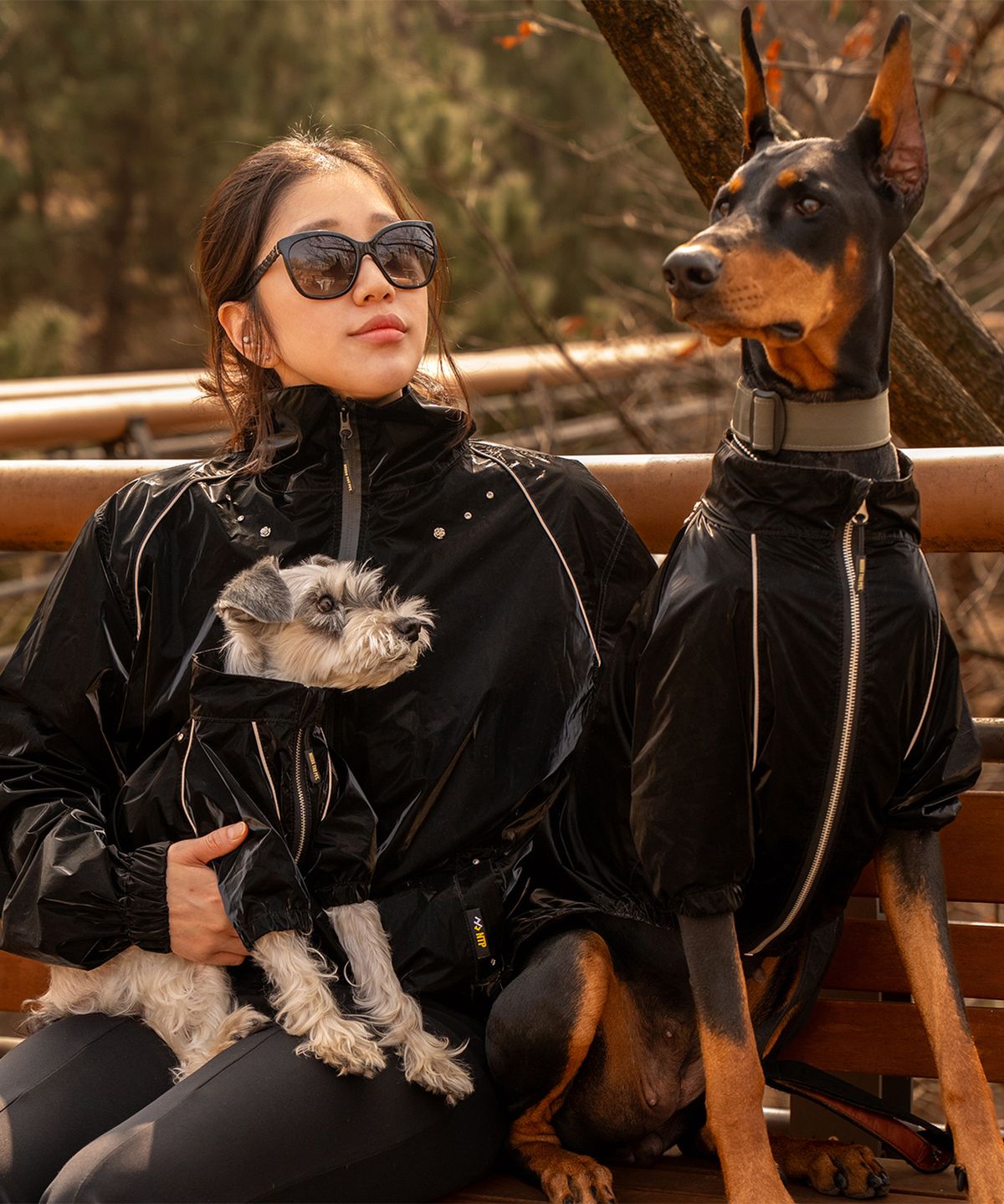 니즈더펫(NEEDS THE PET) 글로시 에어 자켓