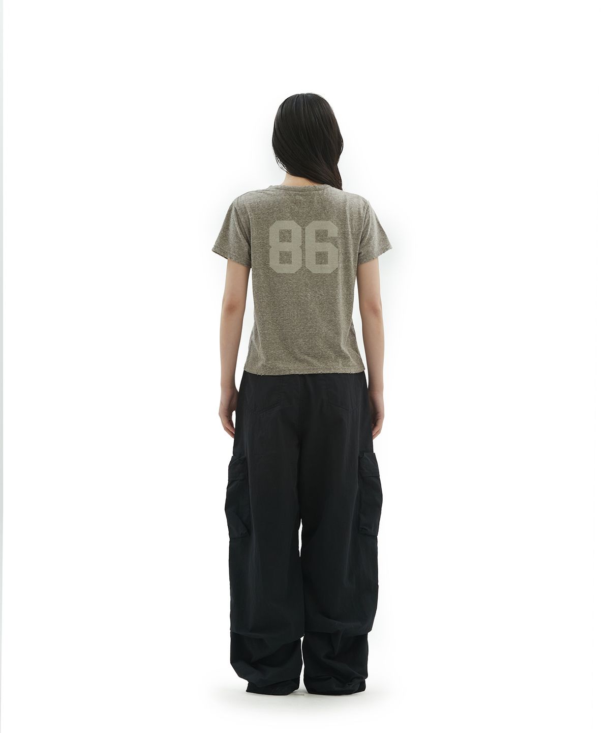 데프가먼츠(DEFGARMENTS) BUTTON-UP ROUGH T-SHIRTS [2COLOR]