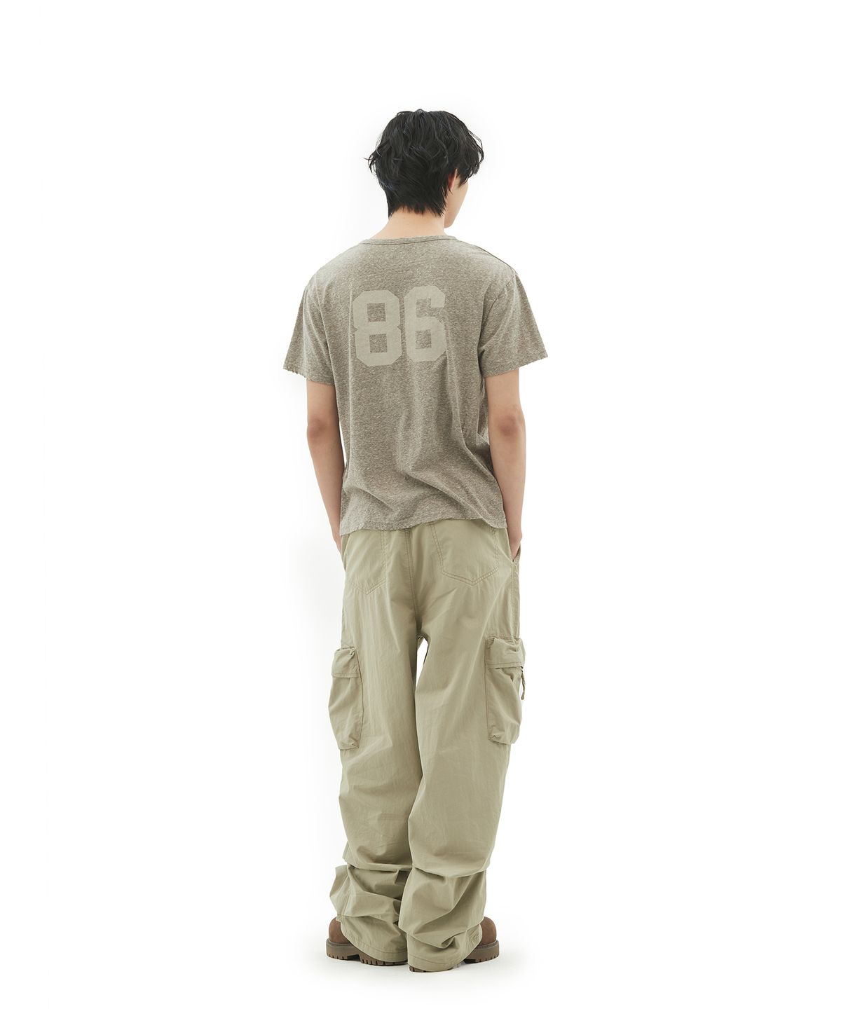 데프가먼츠(DEFGARMENTS) BUTTON-UP ROUGH T-SHIRTS [2COLOR]