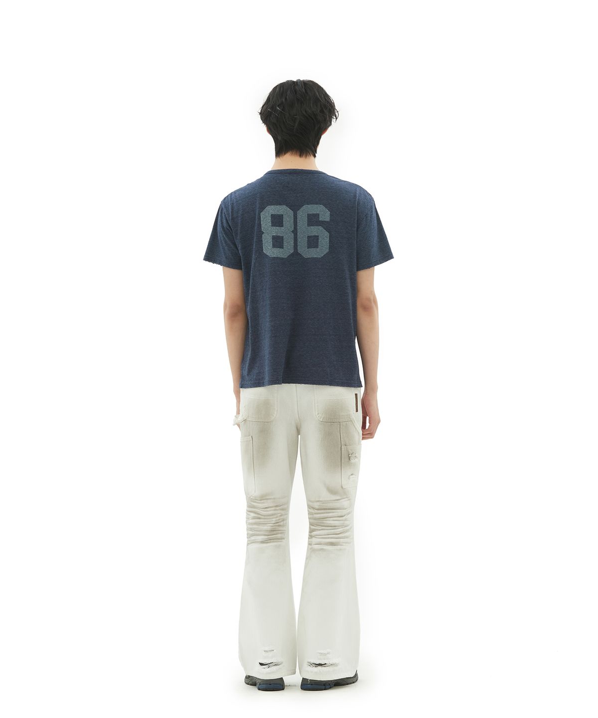 데프가먼츠(DEFGARMENTS) BUTTON-UP ROUGH T-SHIRTS [2COLOR]