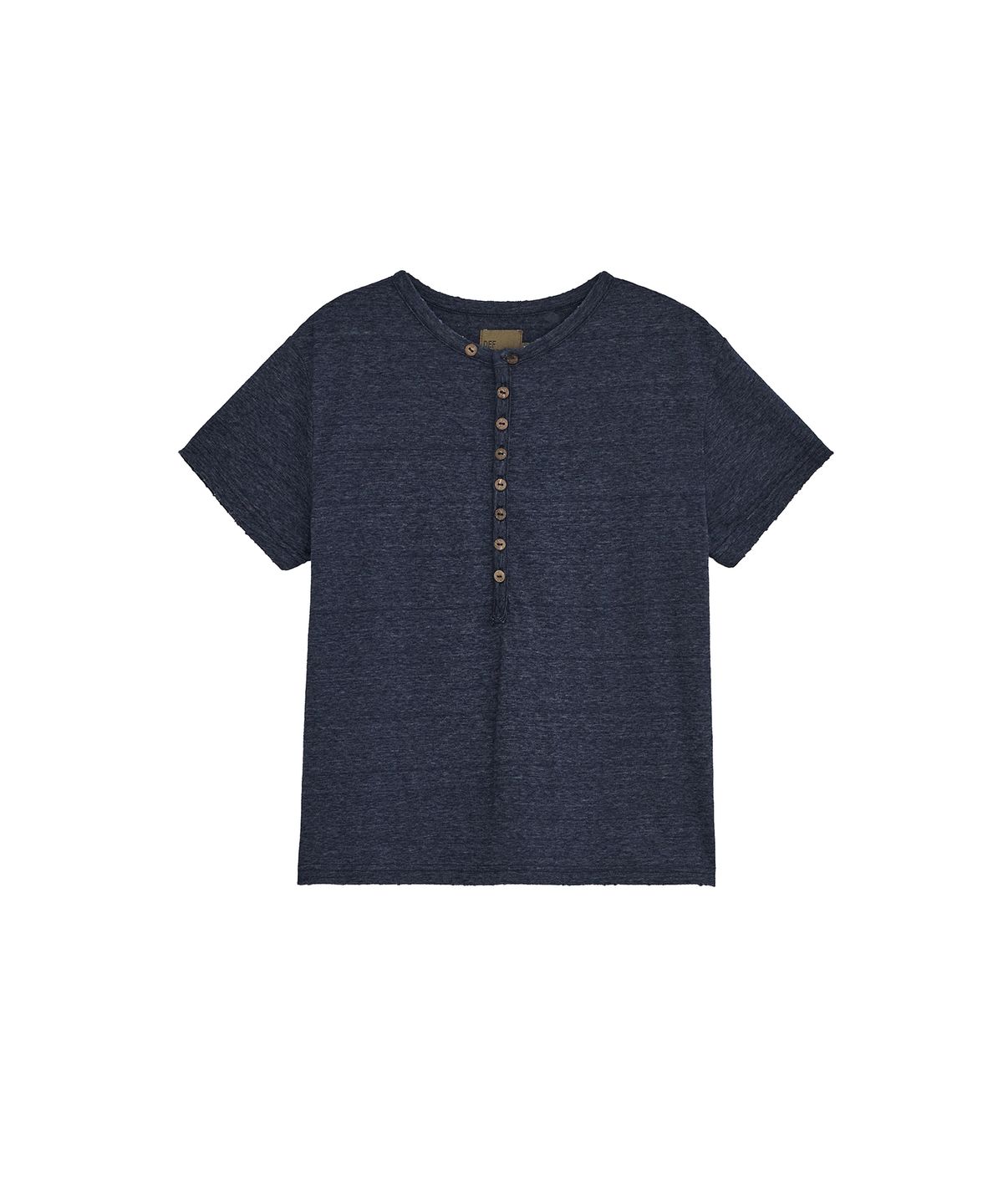 데프가먼츠(DEFGARMENTS) BUTTON-UP ROUGH T-SHIRTS [2COLOR]