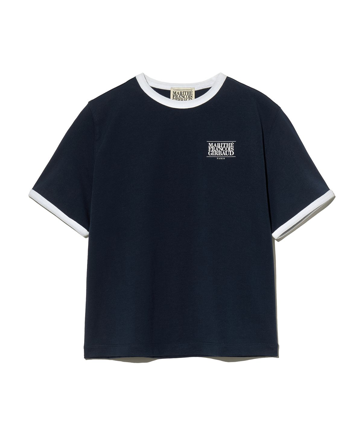 마리떼 키즈(MARITHÉ KIDS) 25SS KIDS CLASSIC LOGO RINGER TEE navy