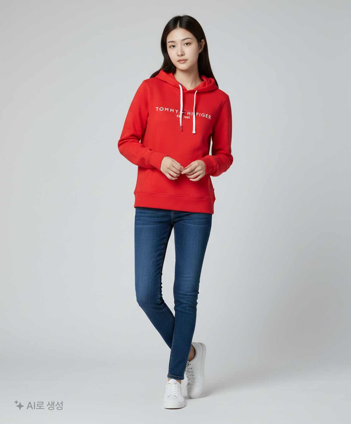 타미힐피거(TOMMY HILFIGER) 후드 티셔츠 XL