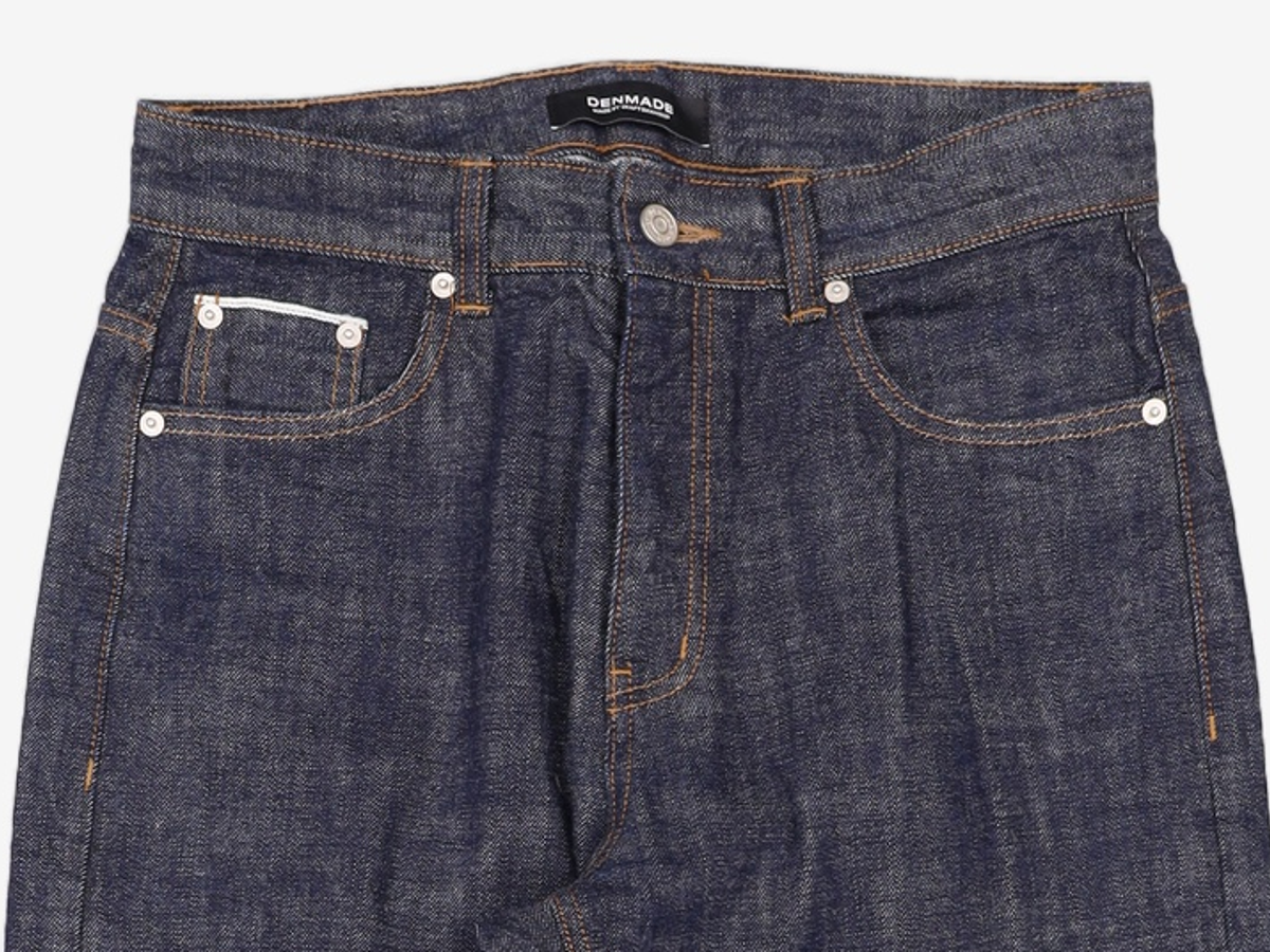 덴메이드(DENMADE) (WOMEN) DEN0861 Selvedge Wide Fit (Mid Indigo) M