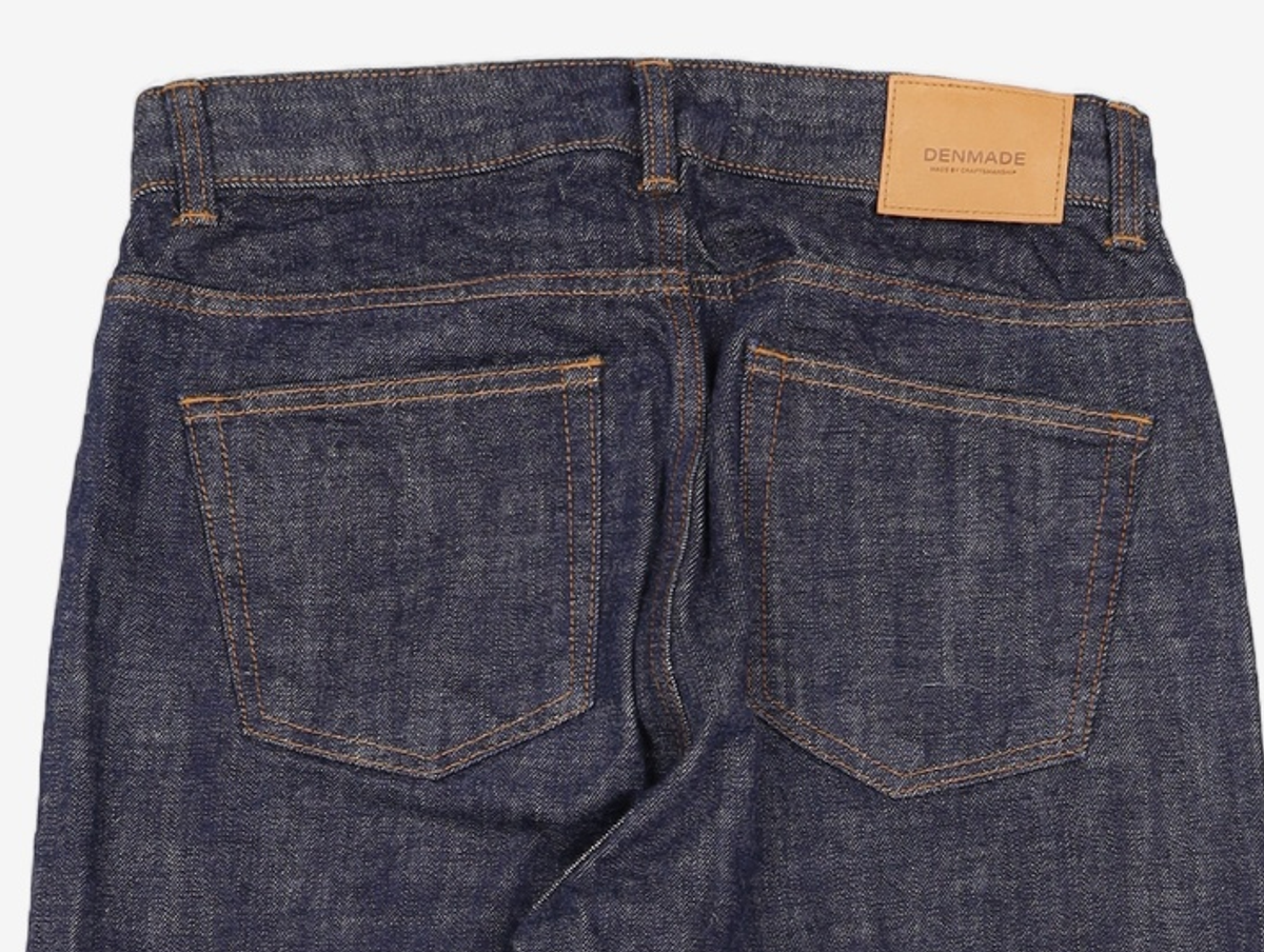 덴메이드(DENMADE) (WOMEN) DEN0861 Selvedge Wide Fit (Mid Indigo) M