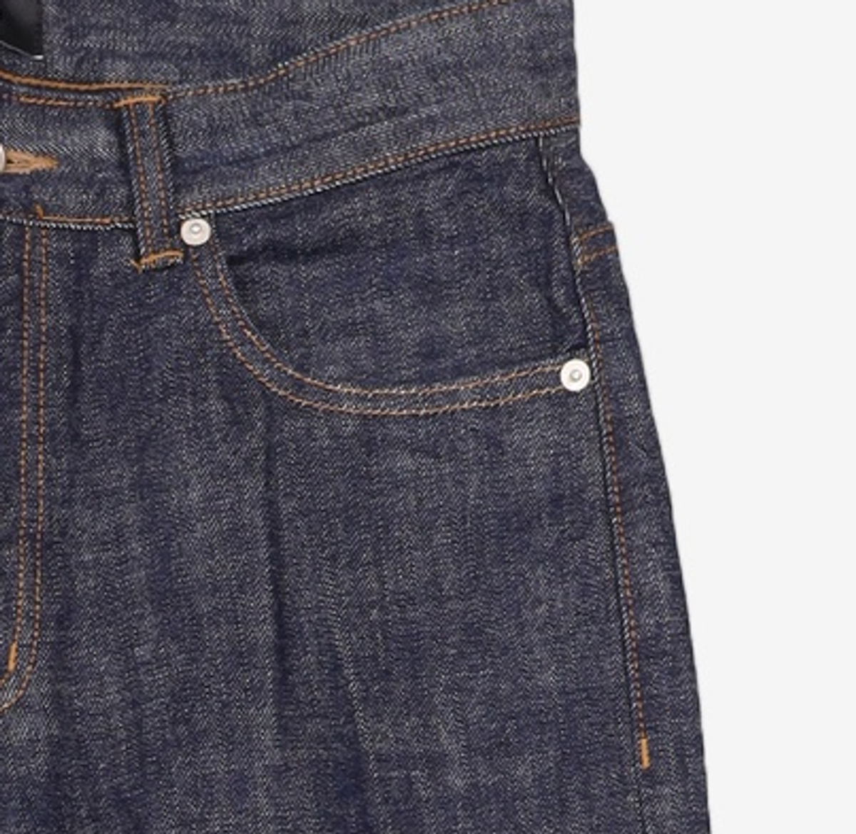 덴메이드(DENMADE) (WOMEN) DEN0861 Selvedge Wide Fit (Mid Indigo) M